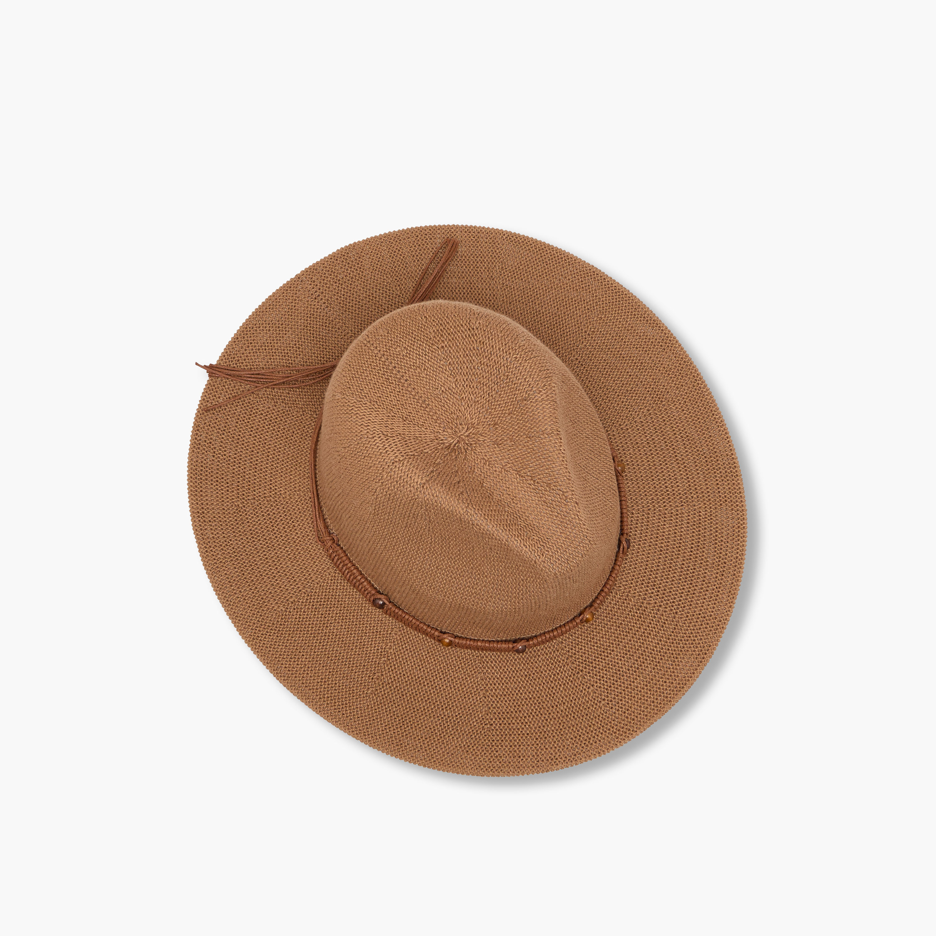 Straw Fedora Hat with Bead Trim-women-clothingaccessories-capsandhats-image-5