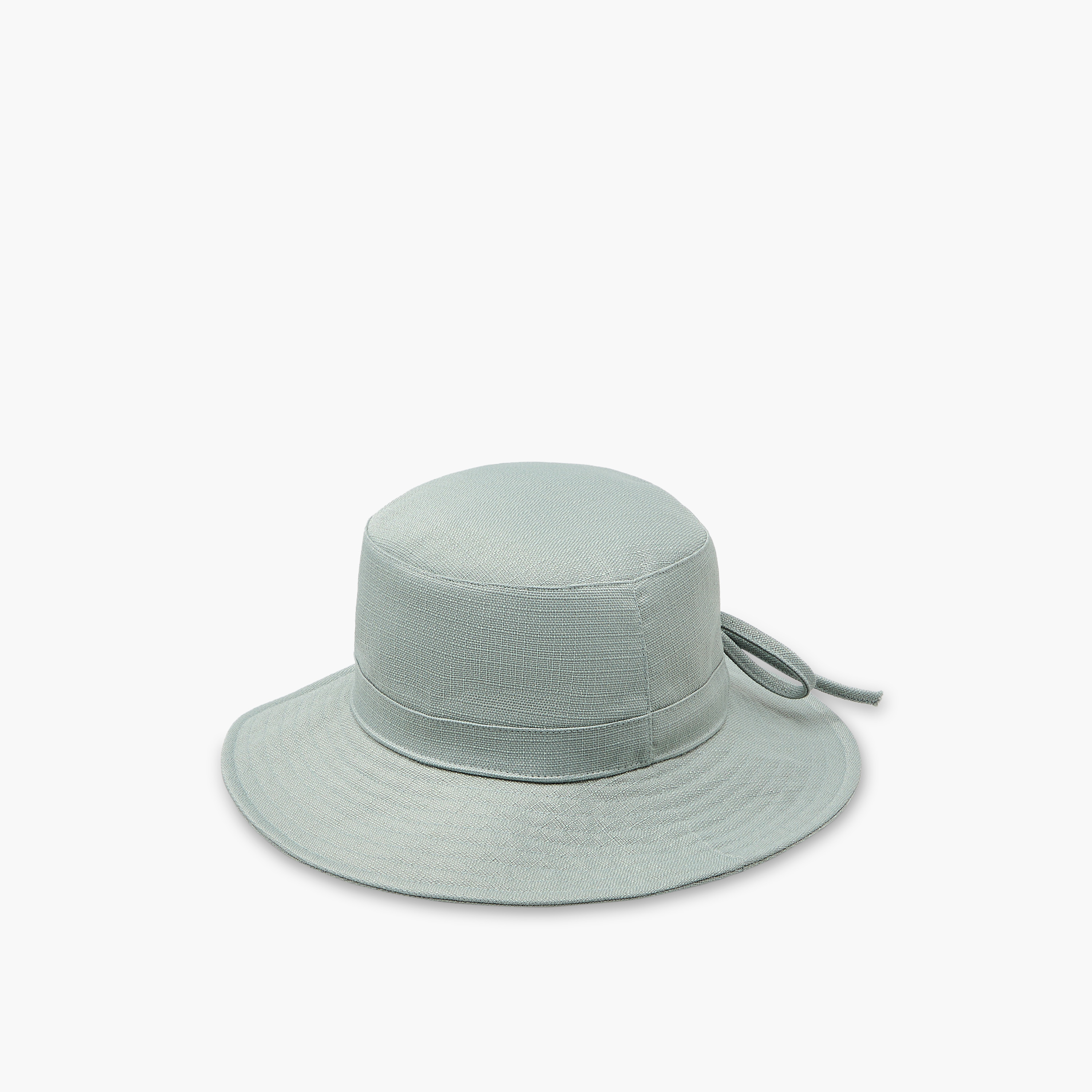 Textured Hat with Bow Tie-Up-women-clothingaccessories-capsandhats-image-3