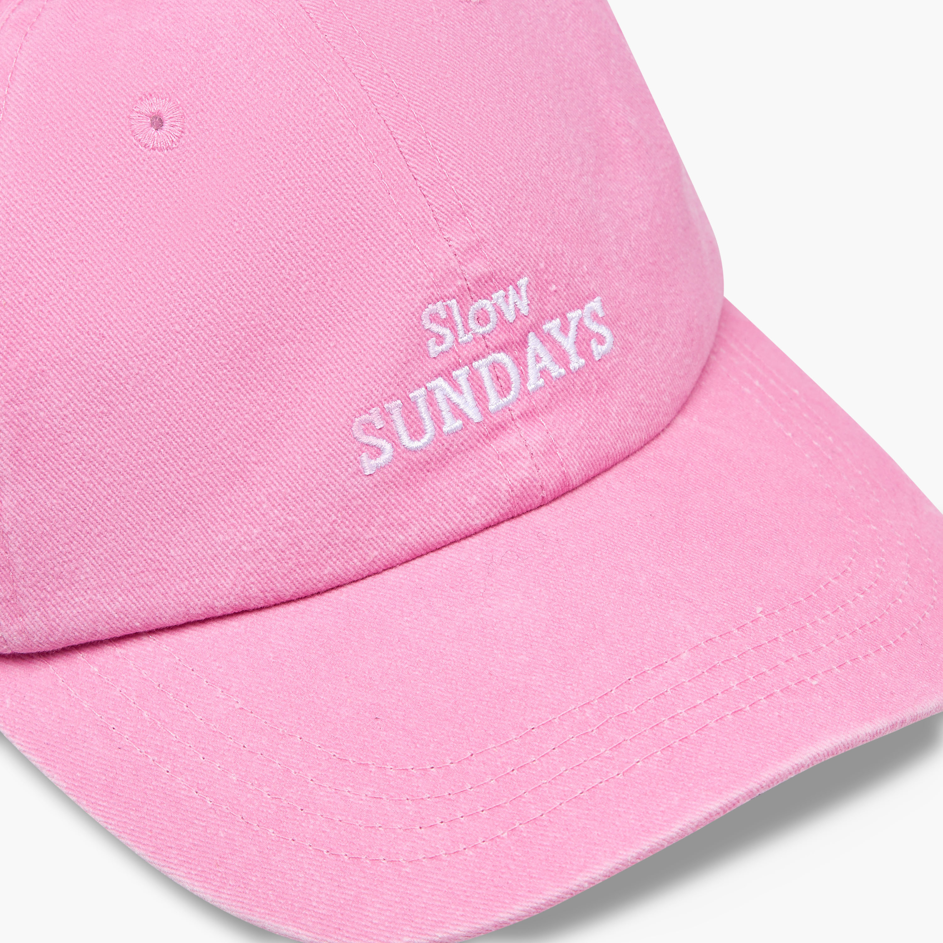 Embroidered Cap with Buckle Strap Closure-women-clothingaccessories-capsandhats-image-6