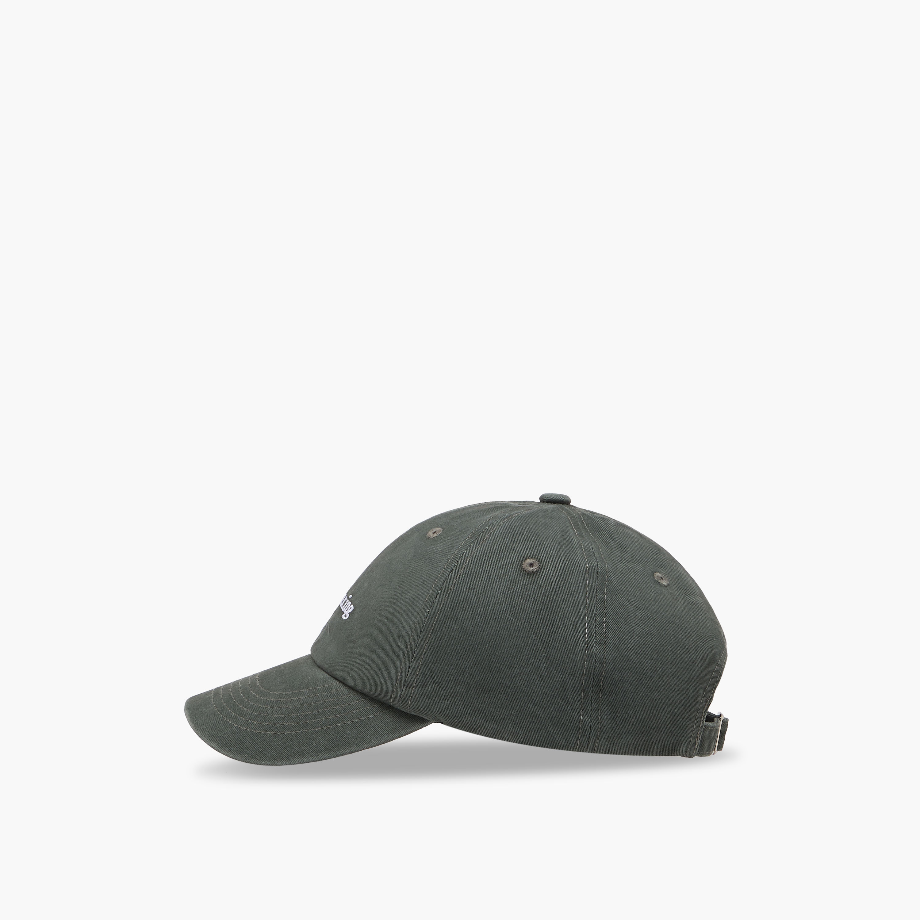Slogan Embroidered Baseball Cap with Buckled Strap-women-clothingaccessories-capsandhats-image-4