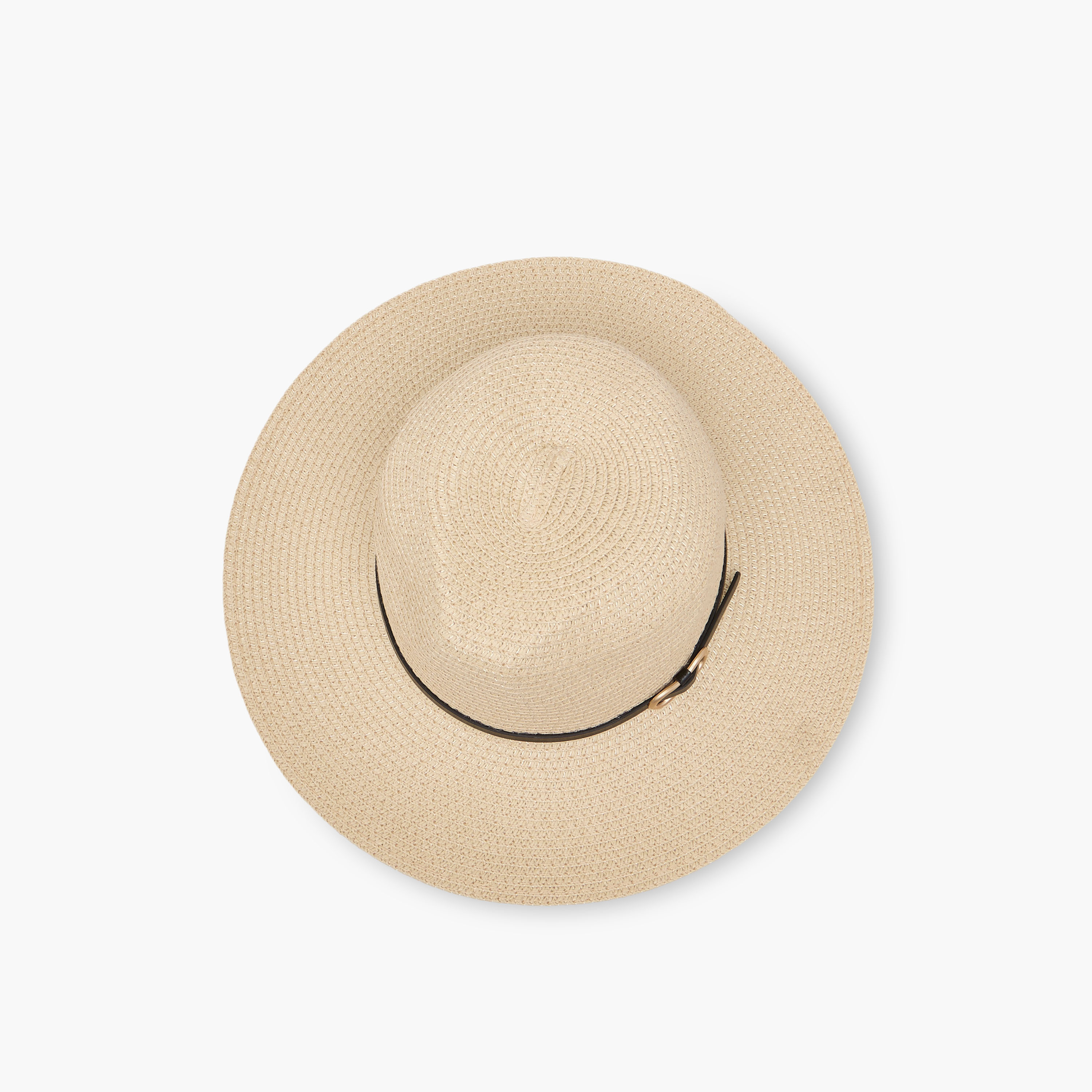 قبعة قش بحزام فيدورا-women-clothingaccessories-capsandhats-image-2