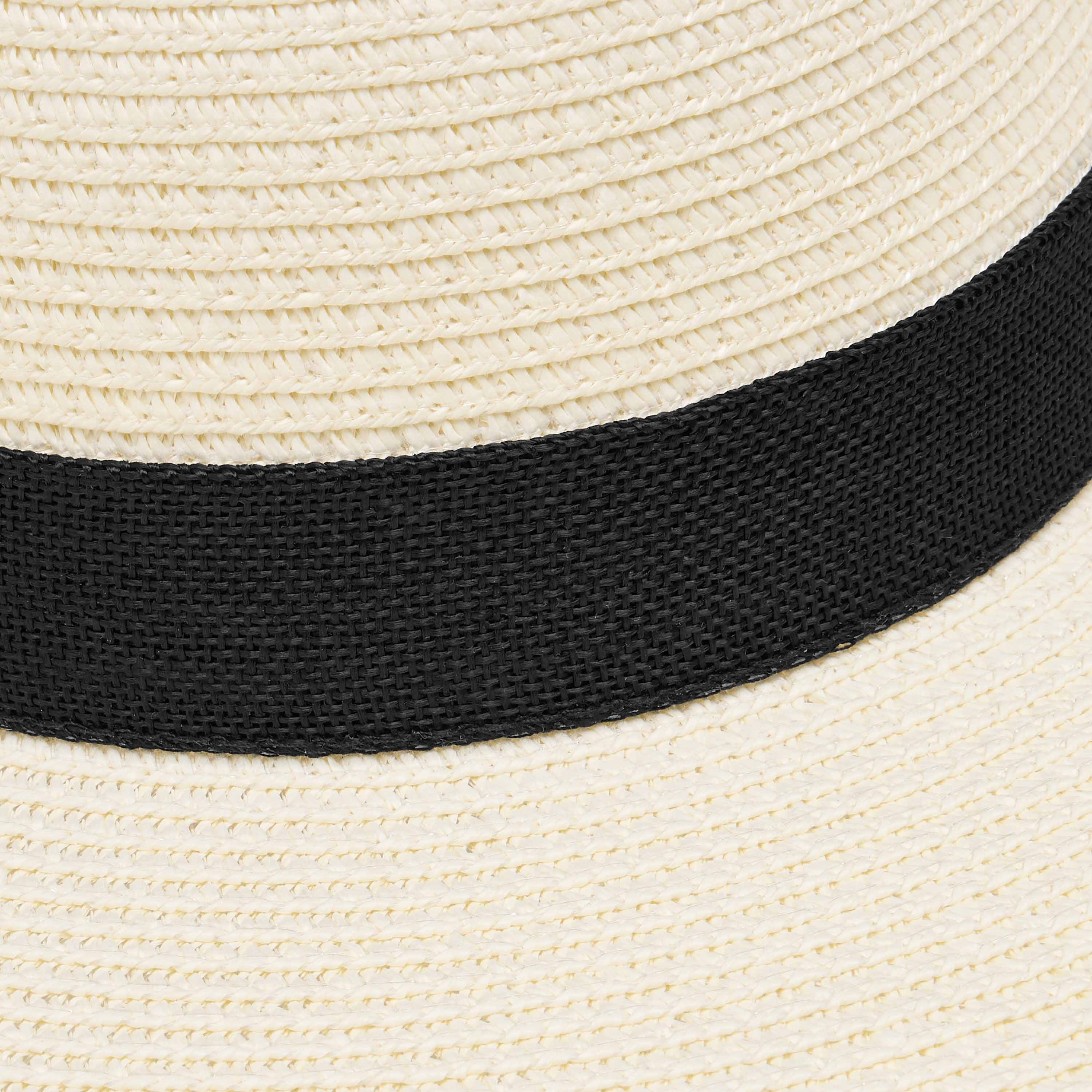 قبعة بحافة عريضة وفيونكة متباينة-women-clothingaccessories-capsandhats-image-2