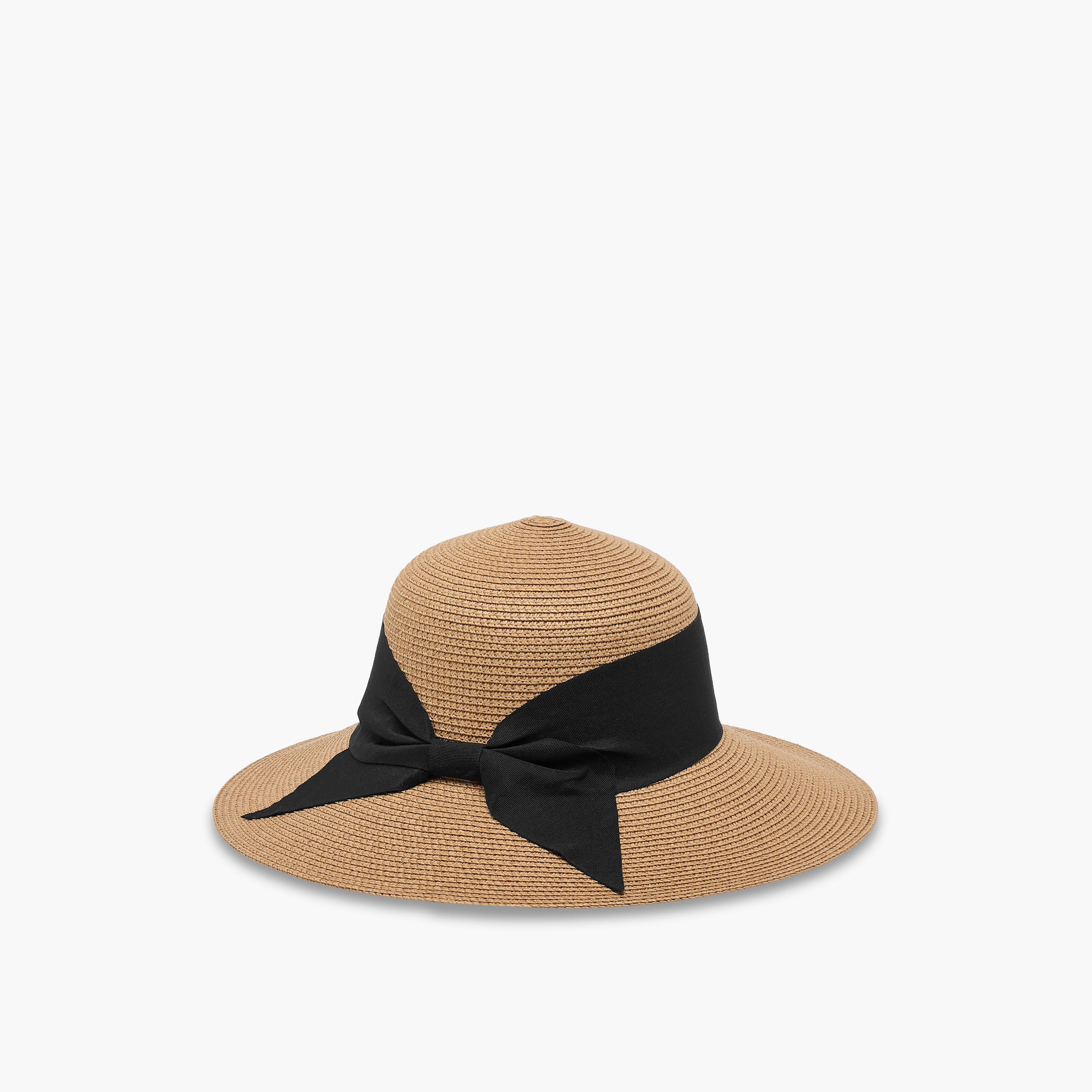 Straw Hat with Contrast Bow-women-clothingaccessories-capsandhats-image-3
