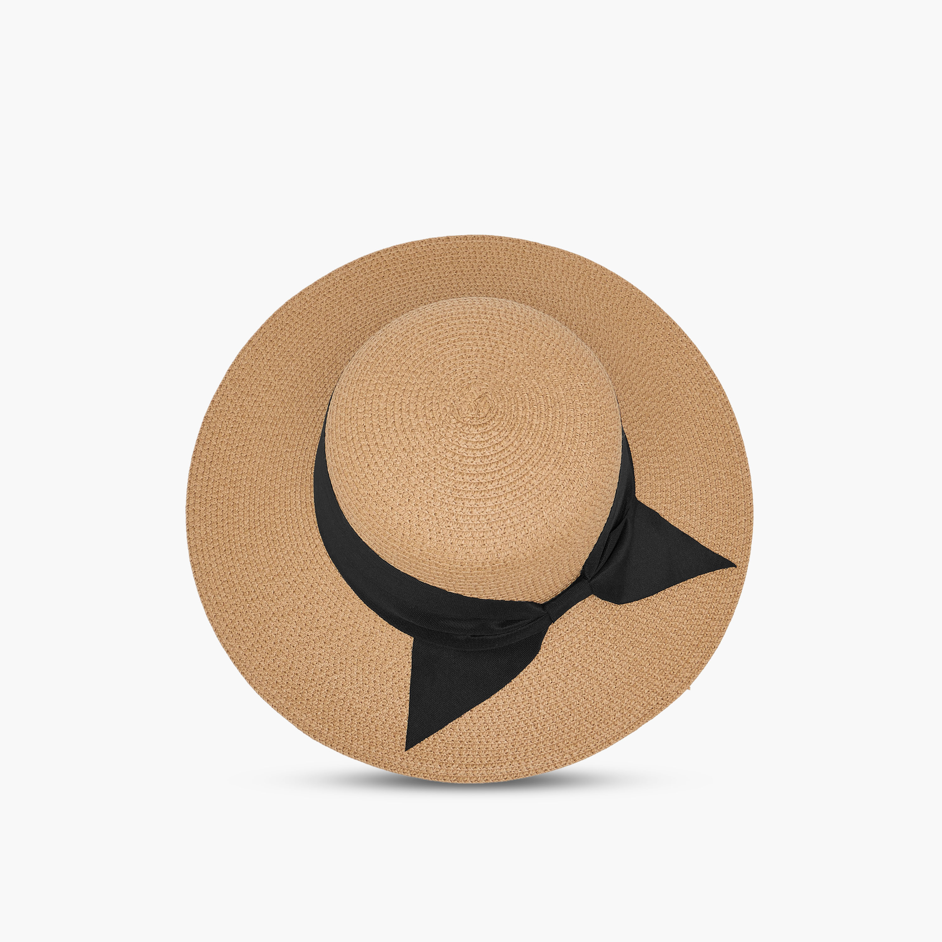 Straw Hat with Contrast Bow-women-clothingaccessories-capsandhats-image-6