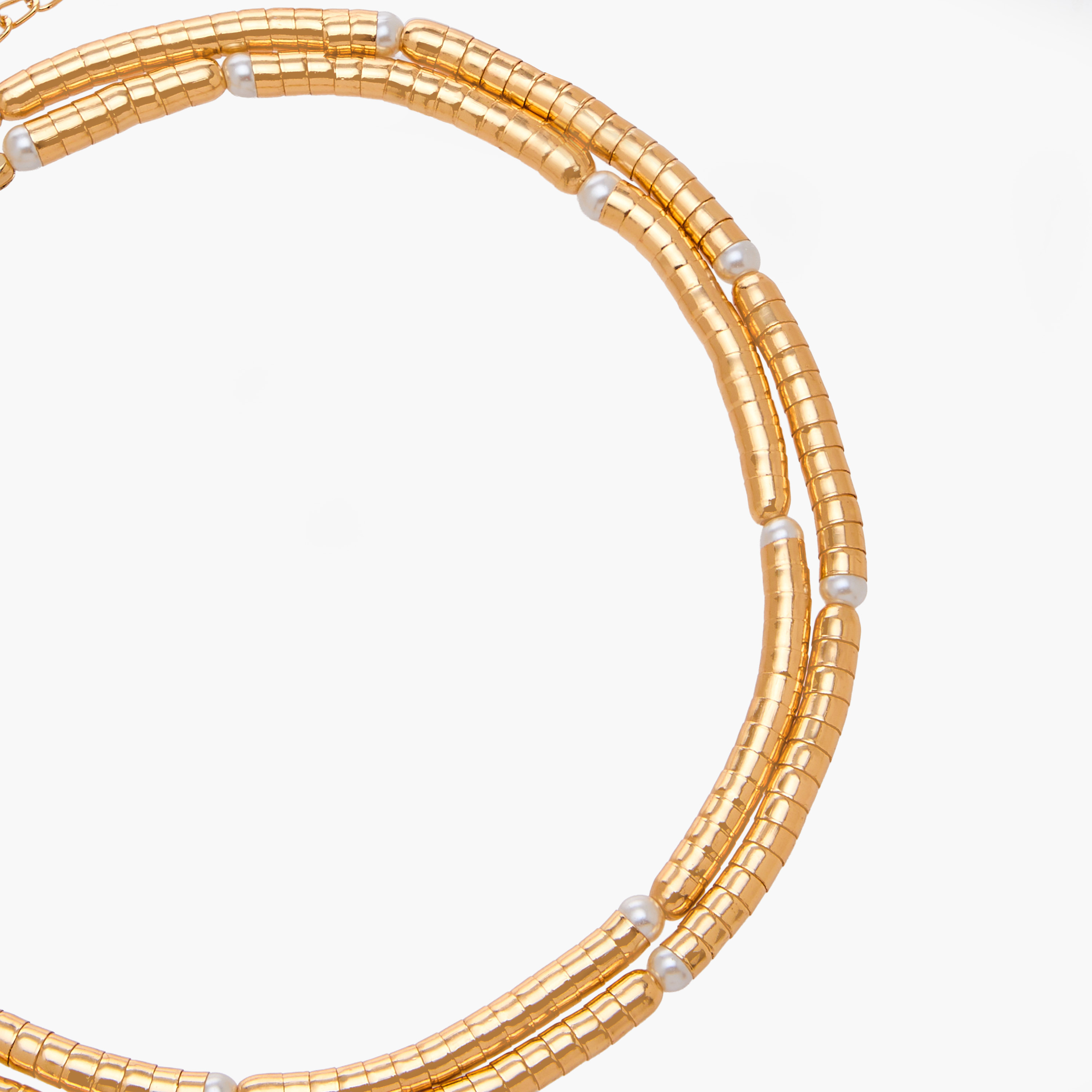 Gold Tone Beaded Layered Necklace-women-watchesandjewellery-jewellery-necklacesandpendants-image-4