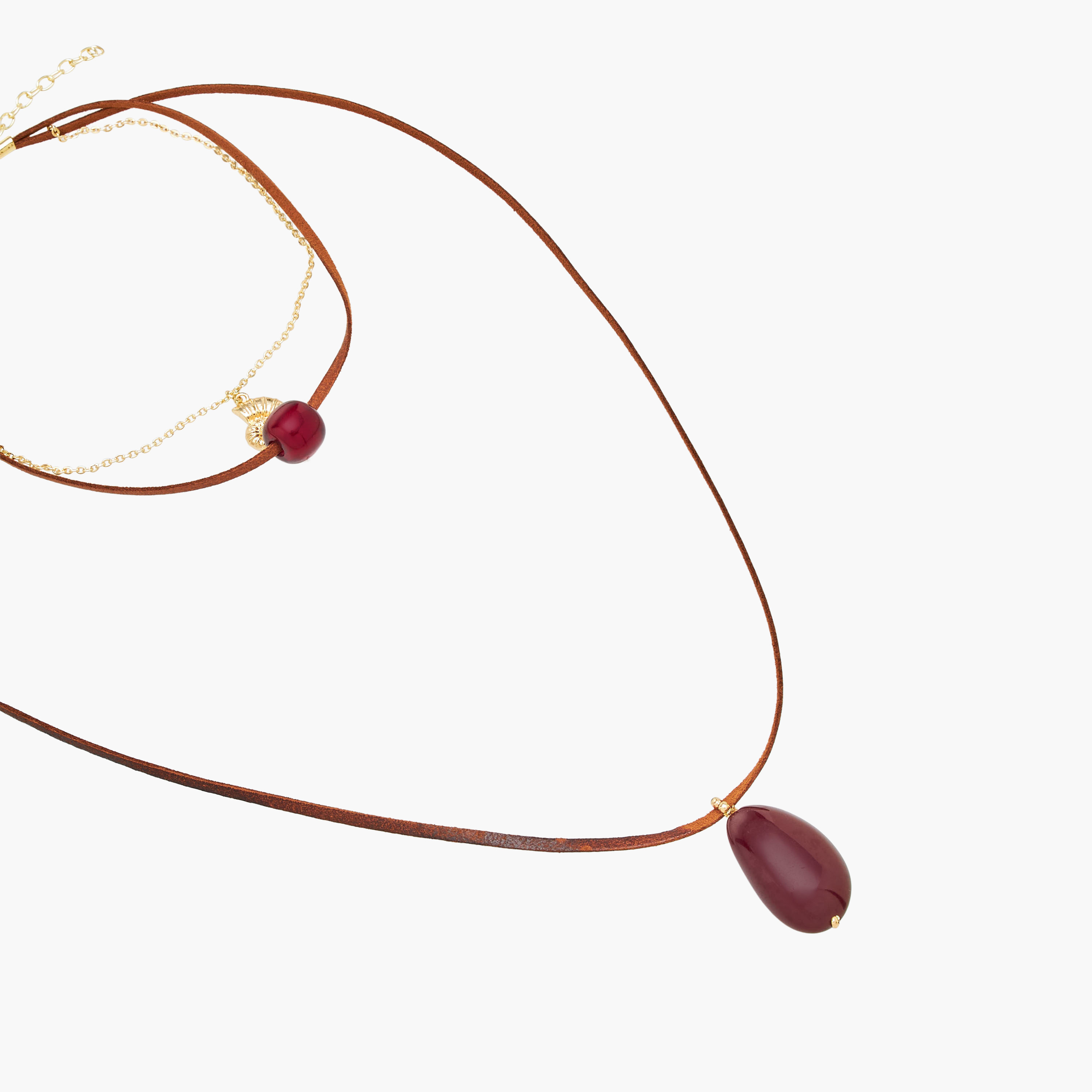 Resin Cord Layered Necklace-women-watchesandjewellery-jewellery-necklacesandpendants-image-4