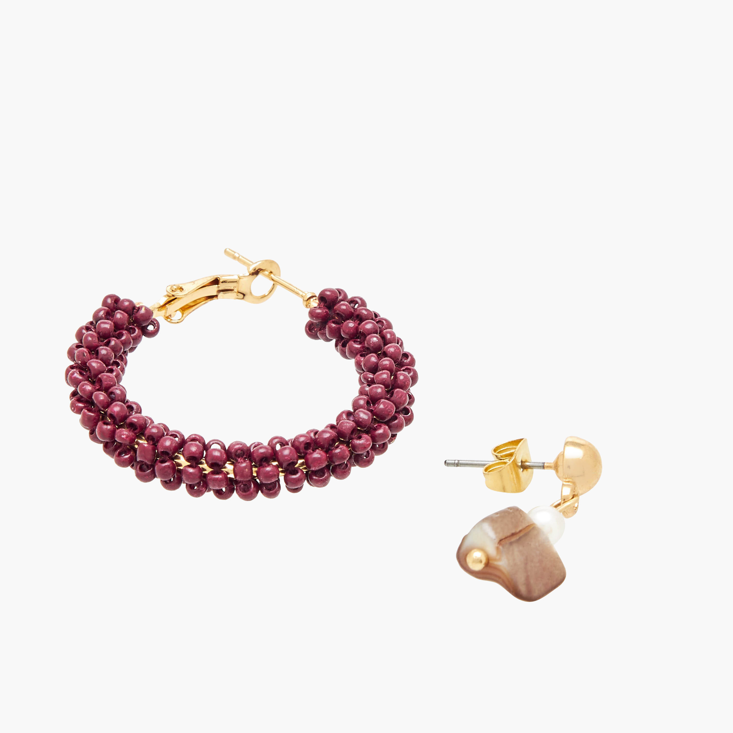 Pack of 6 Gold Tone Assorted Earrings-women-watchesandjewellery-jewellery-earrings-image-4