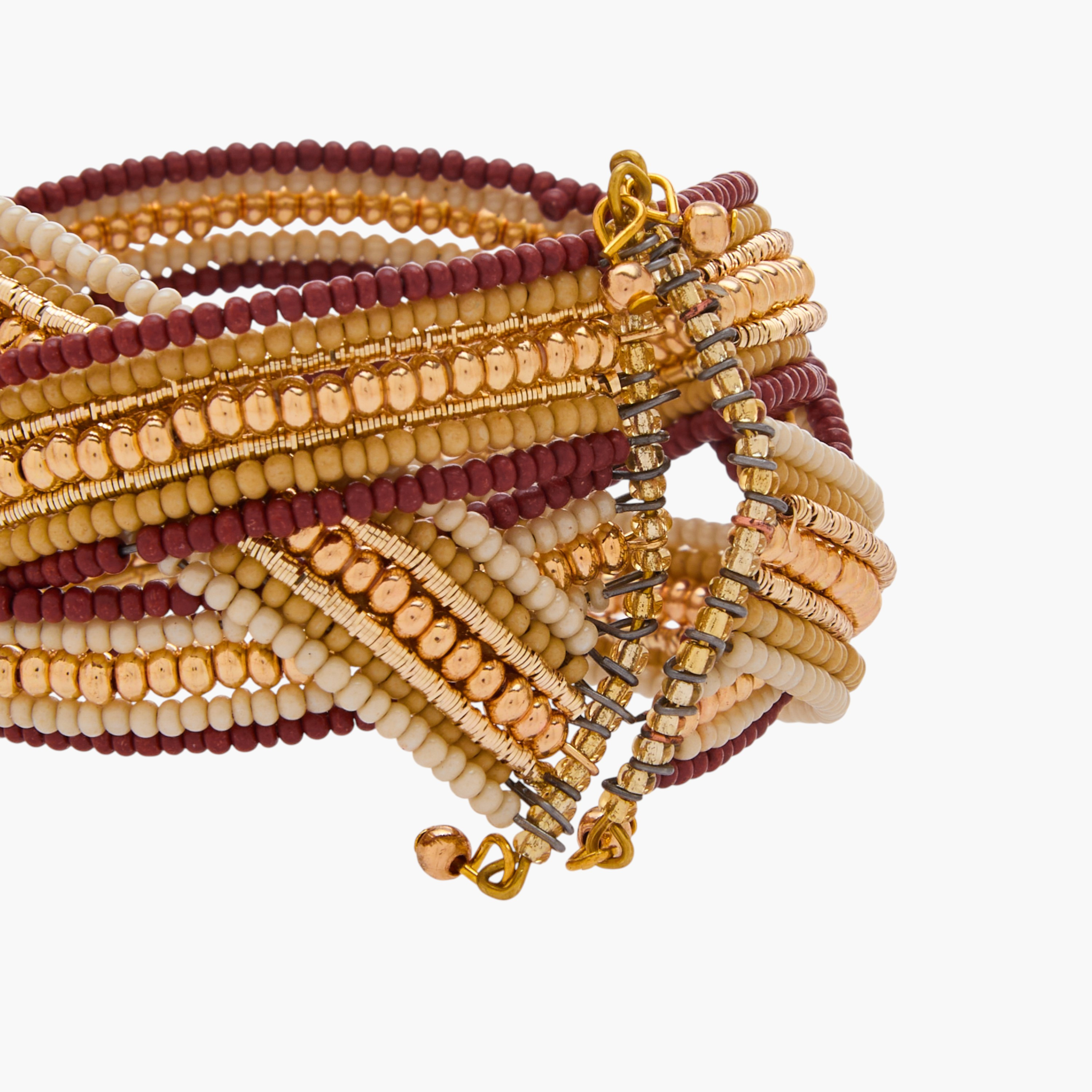 Metallic Embellished Cuff Bracelet-women-watchesandjewellery-jewellery-banglesandbracelets-image-5