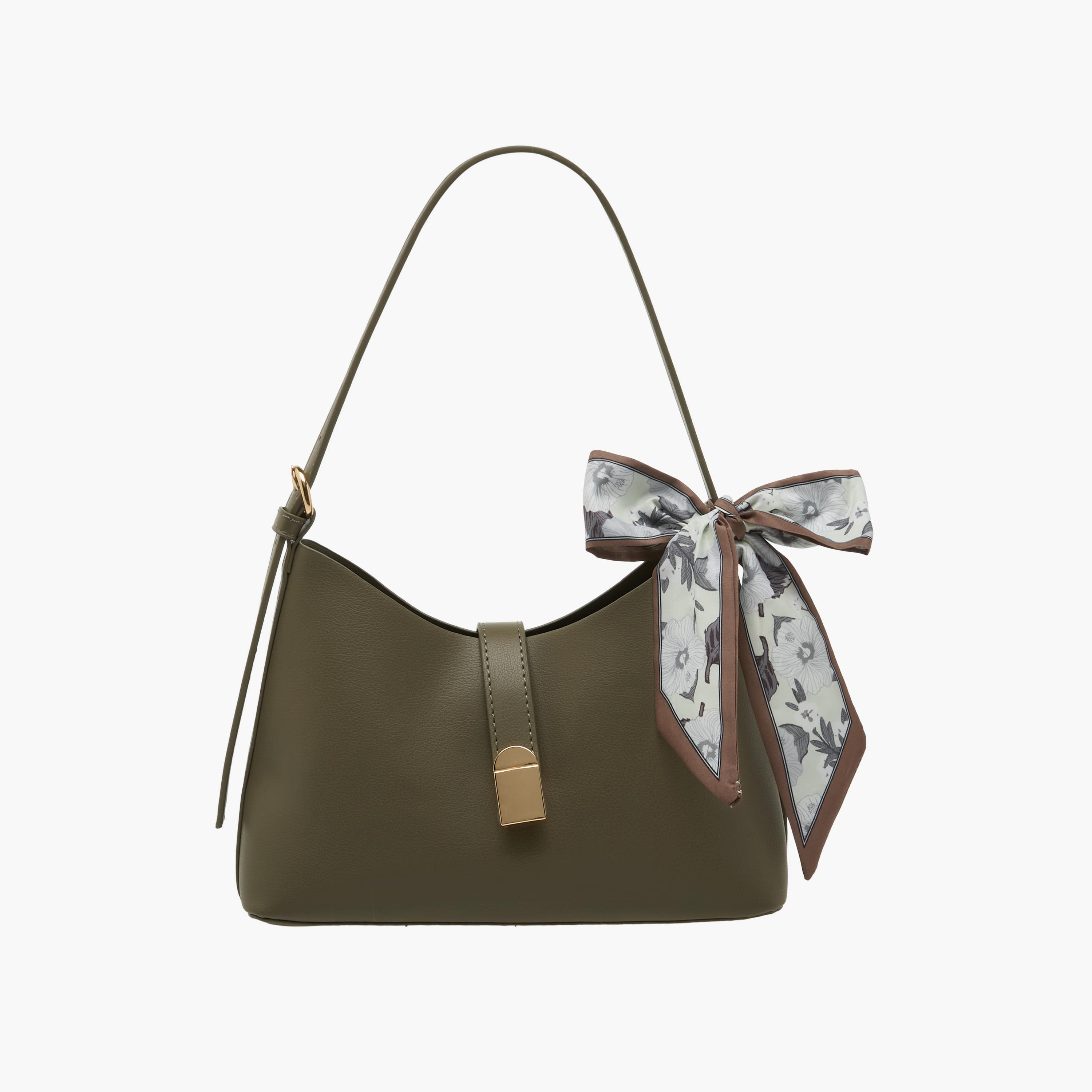 شنطة كتف بمقبض قابل للتعديل وتفاصيل وشاح وطبعات-women-bagsandwallets-handbags-image-1