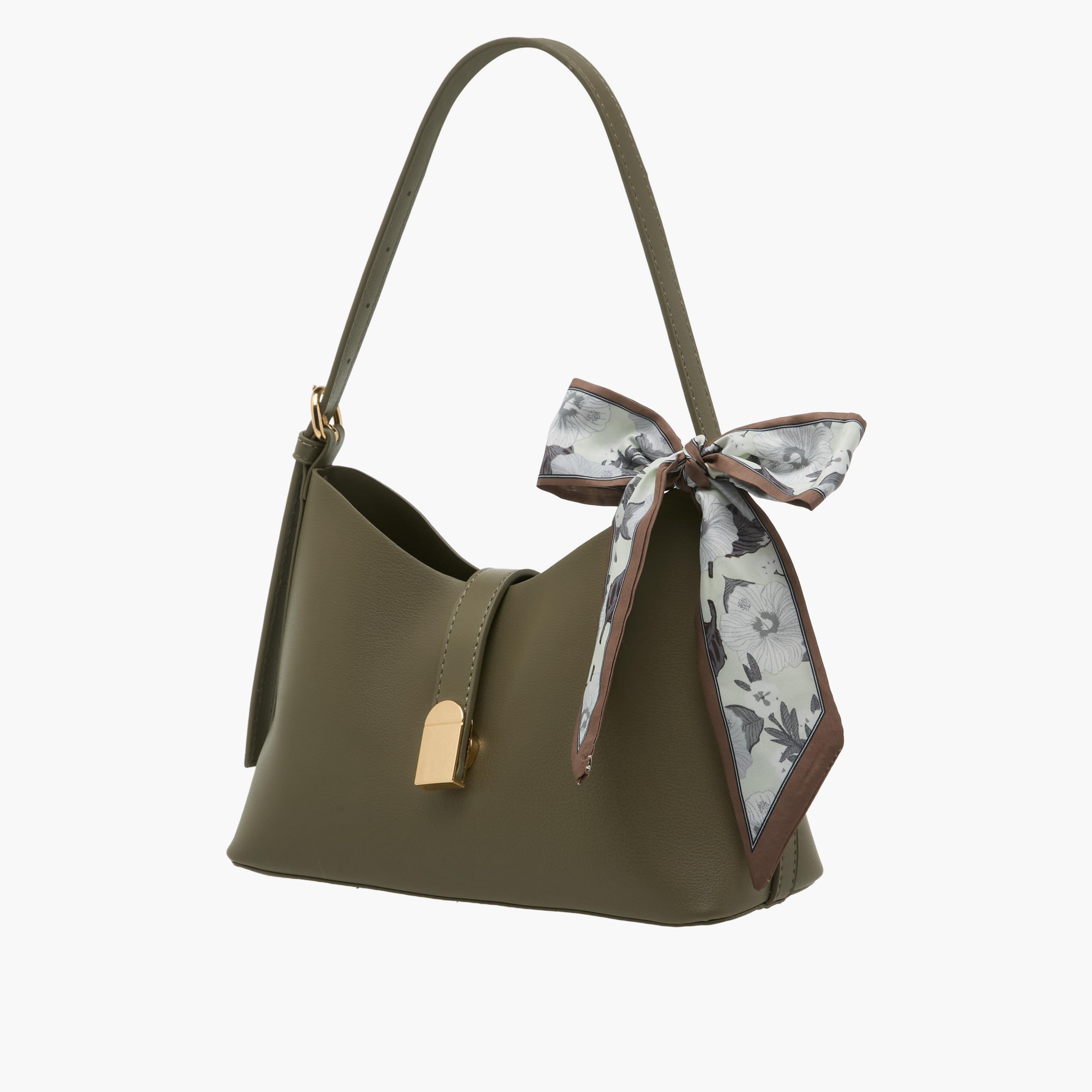 شنطة كتف بمقبض قابل للتعديل وتفاصيل وشاح وطبعات-women-bagsandwallets-handbags-image-3