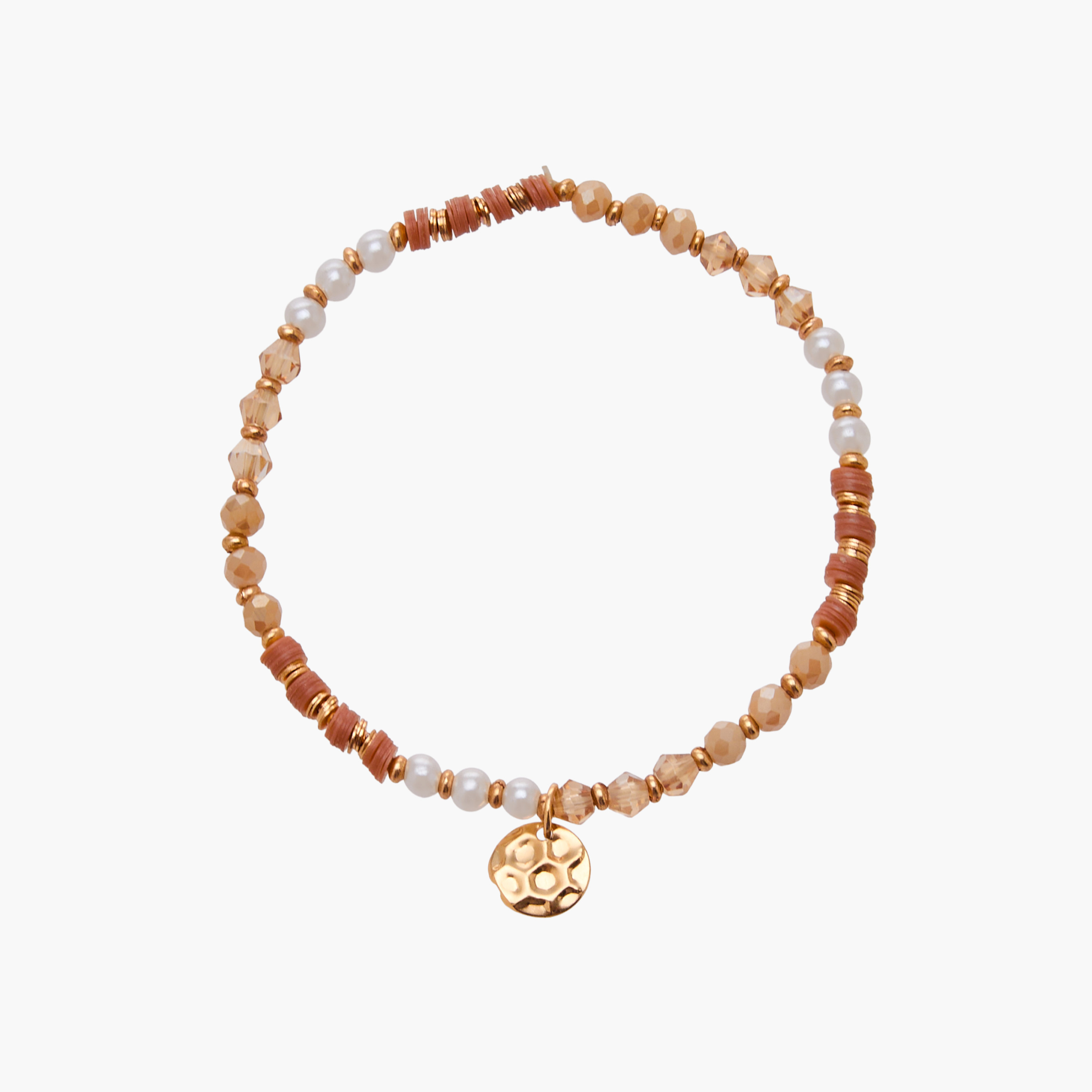 Pack of 9 Gold Tone Beaded Stretch Bracelet-women-watchesandjewellery-jewellery-banglesandbracelets-image-14