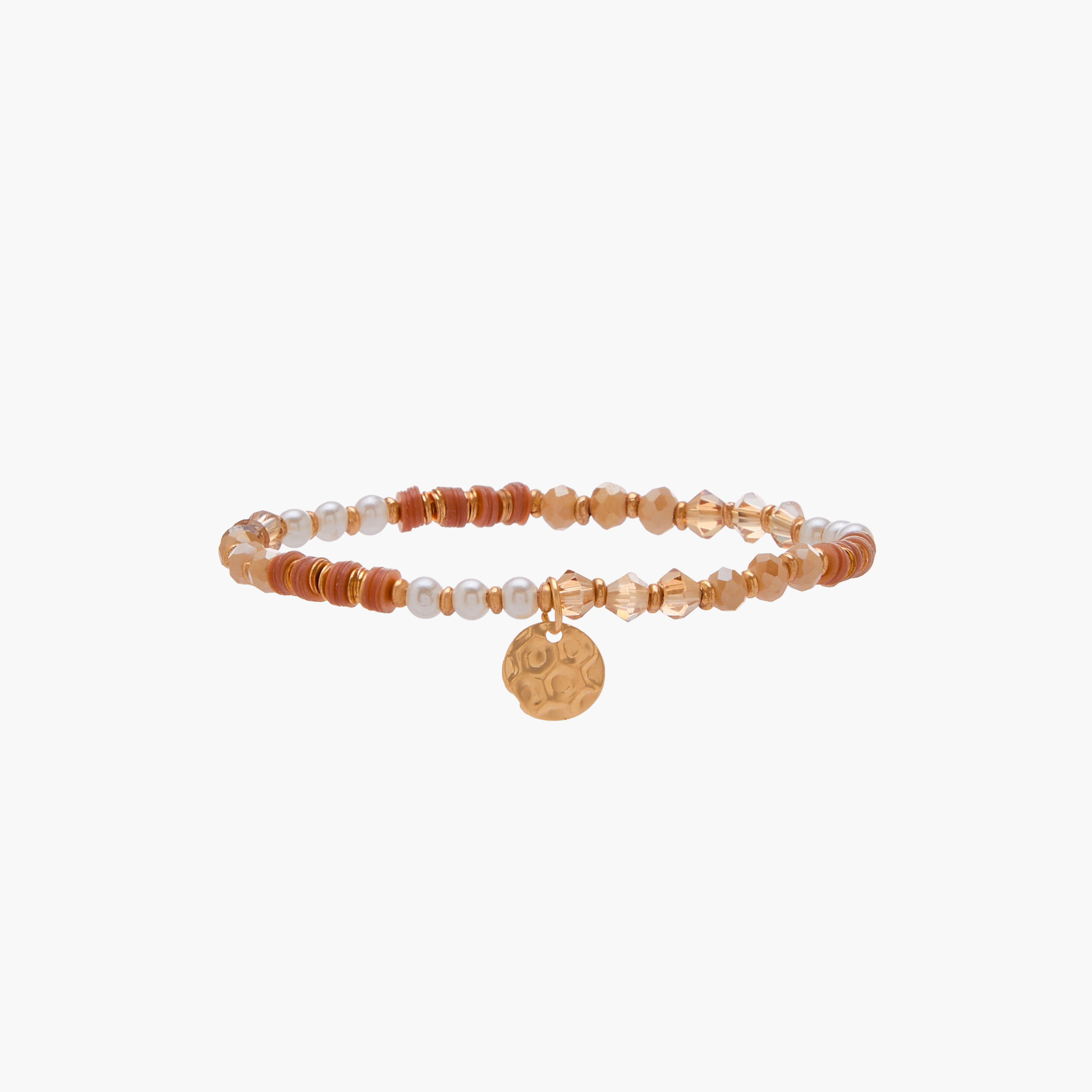 Pack of 9 Gold Tone Beaded Stretch Bracelet-women-watchesandjewellery-jewellery-banglesandbracelets-image-5