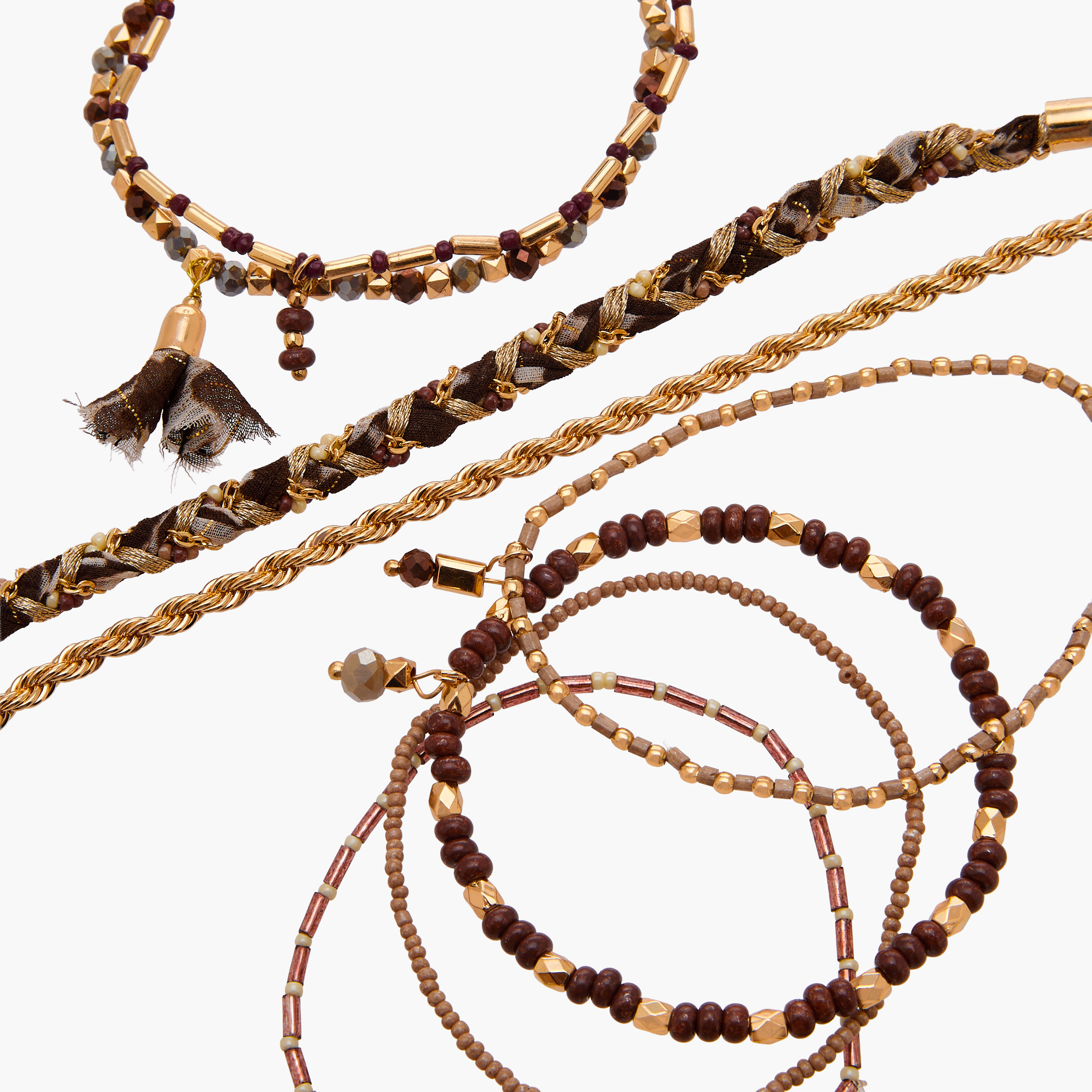 Pack of 8 Beaded Stretch Bracelet-women-watchesandjewellery-jewellery-banglesandbracelets-image-20