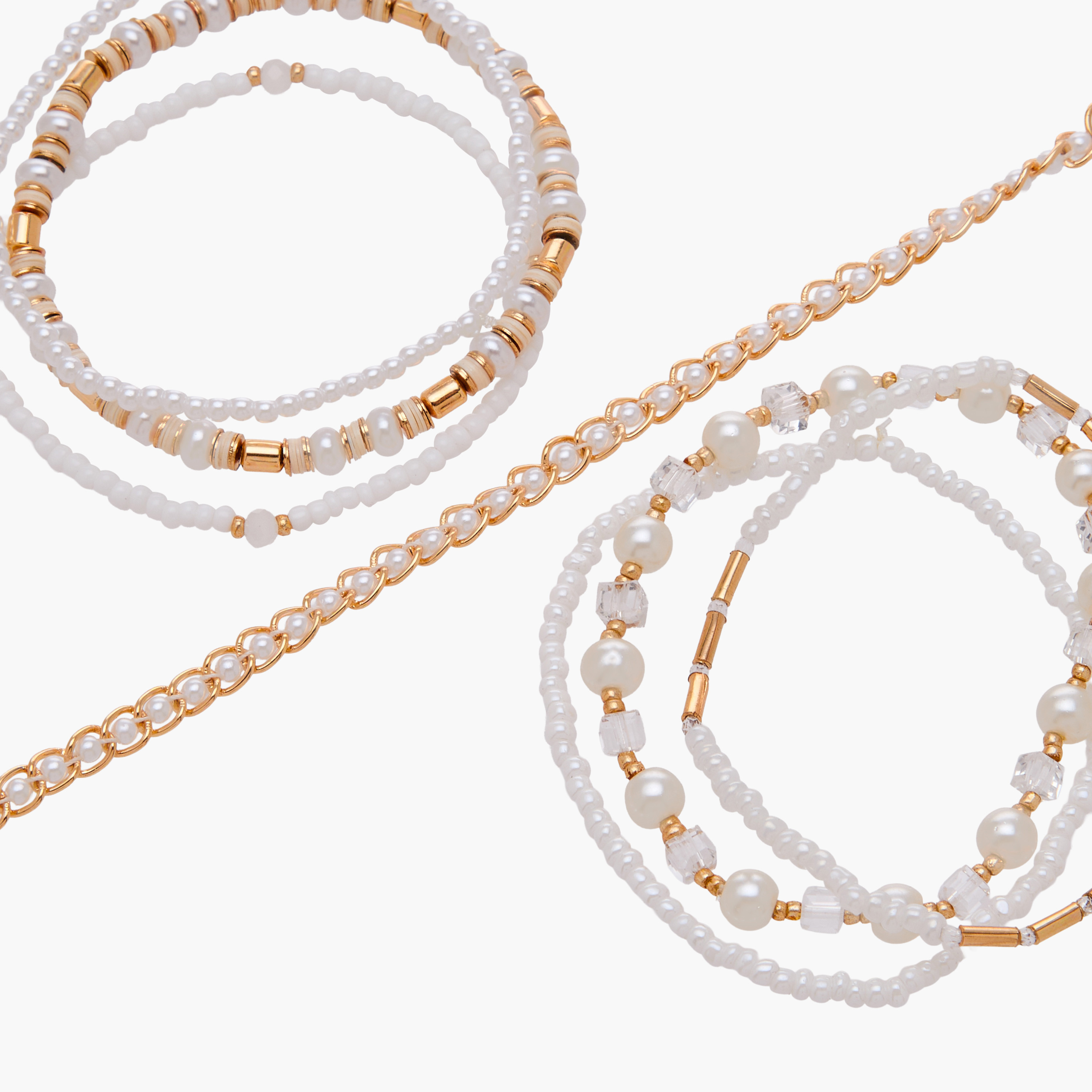 طقم من 7 - سوار خرز مطاطي-women-watchesandjewellery-jewellery-banglesandbracelets-image-18