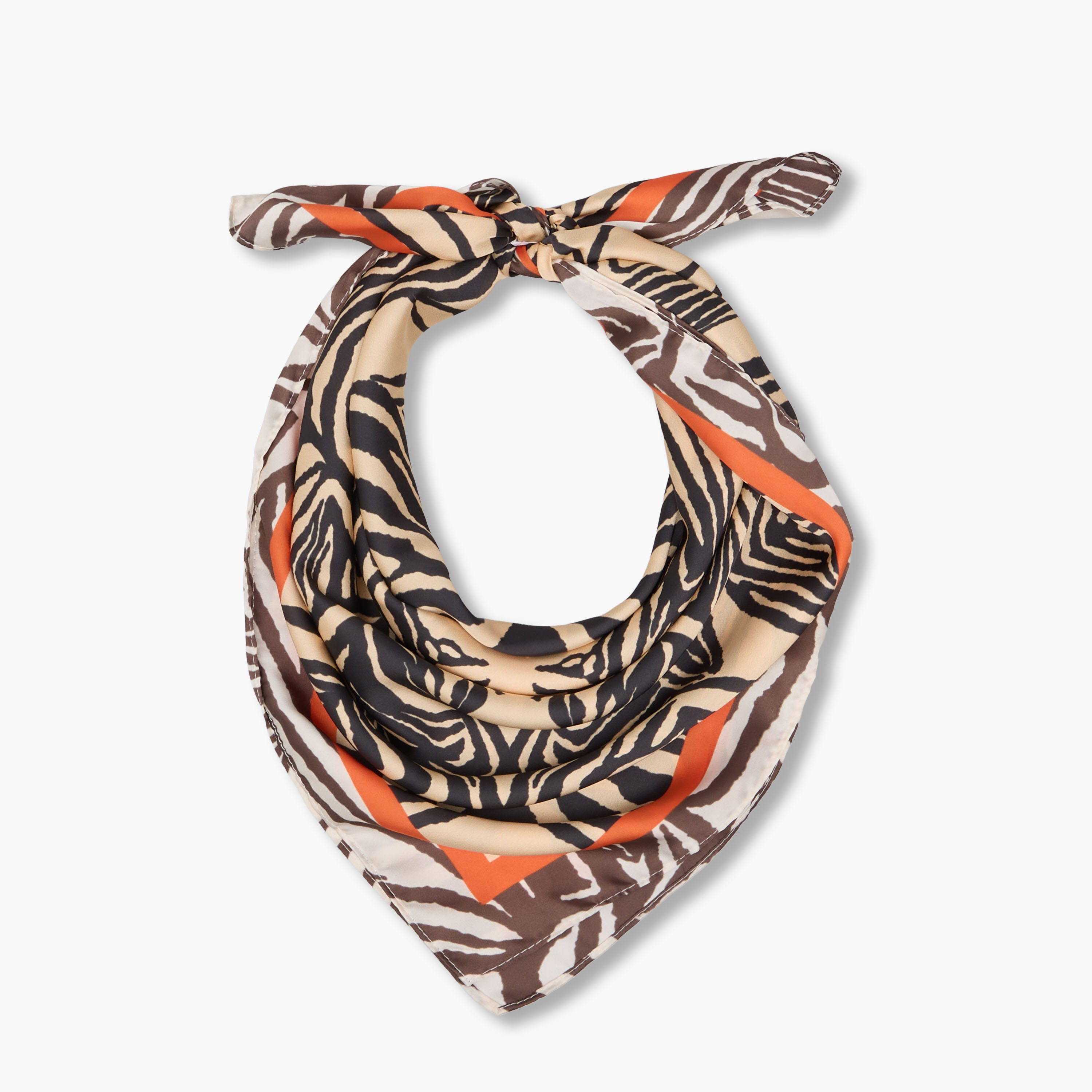 وشاح حريري مربع فاخر بألوان متعددة-women-winterwear-scarves-image-4