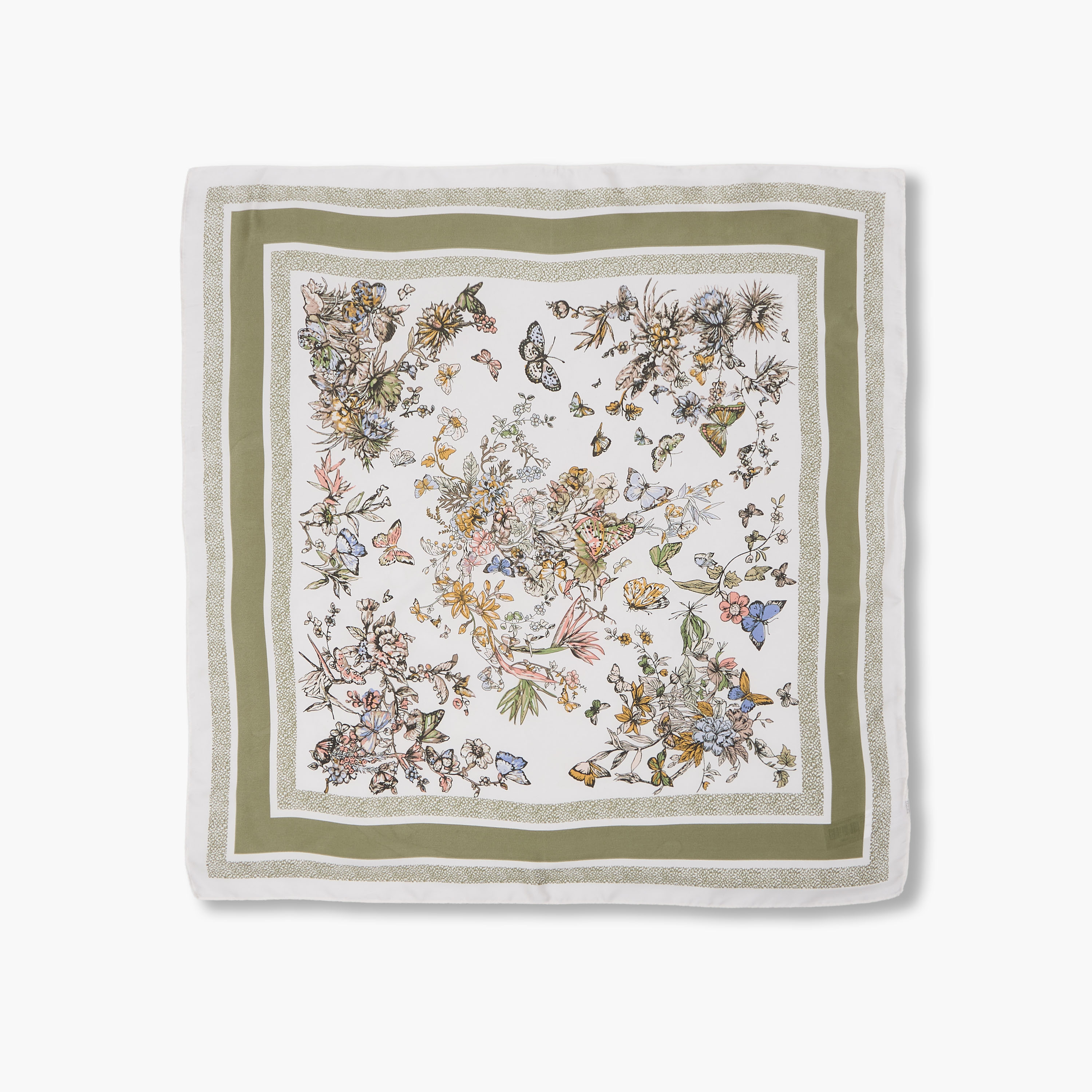 Square Scarf Butterfly Print Satin-women-winterwear-scarves-image-1
