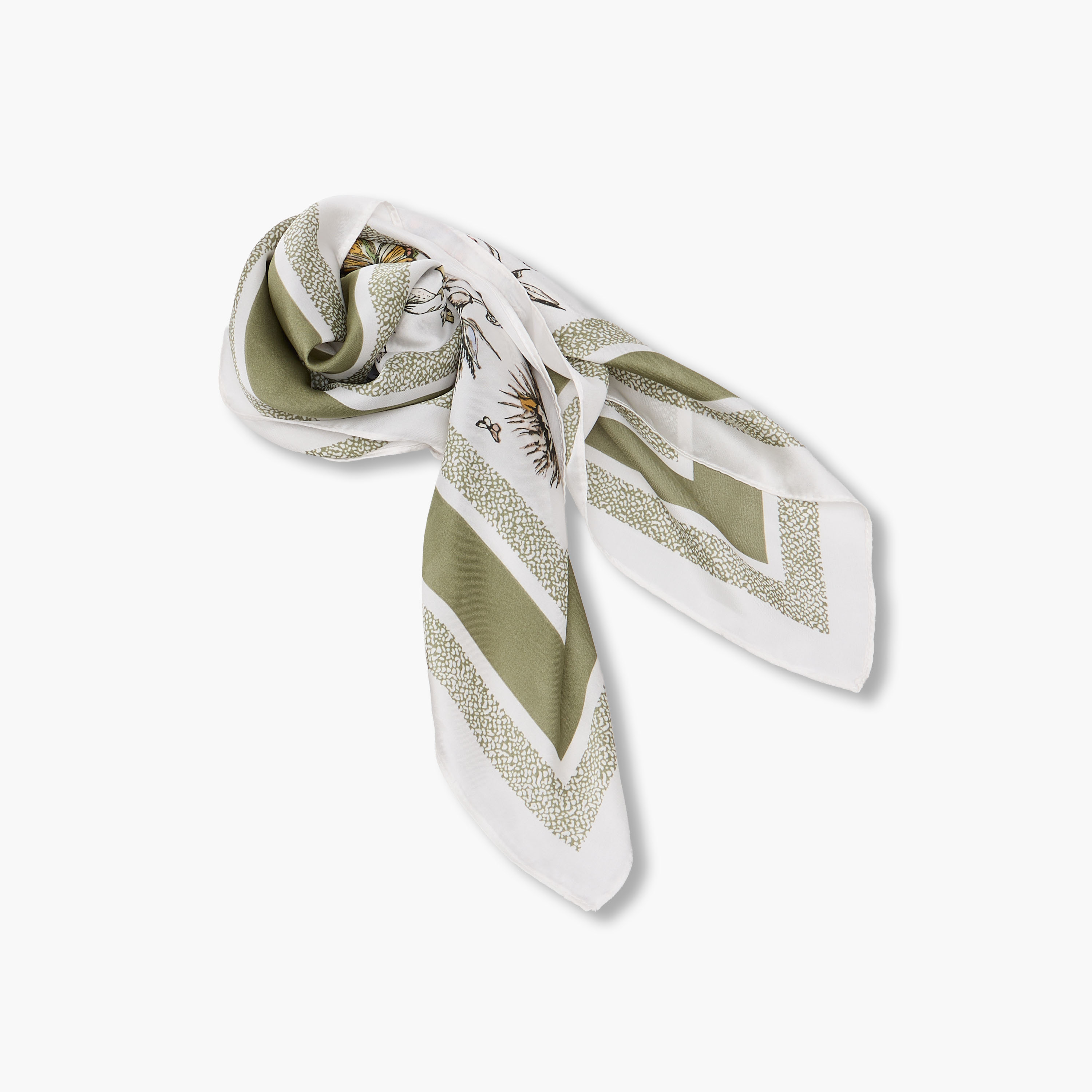 Square Scarf Butterfly Print Satin-women-winterwear-scarves-image-4