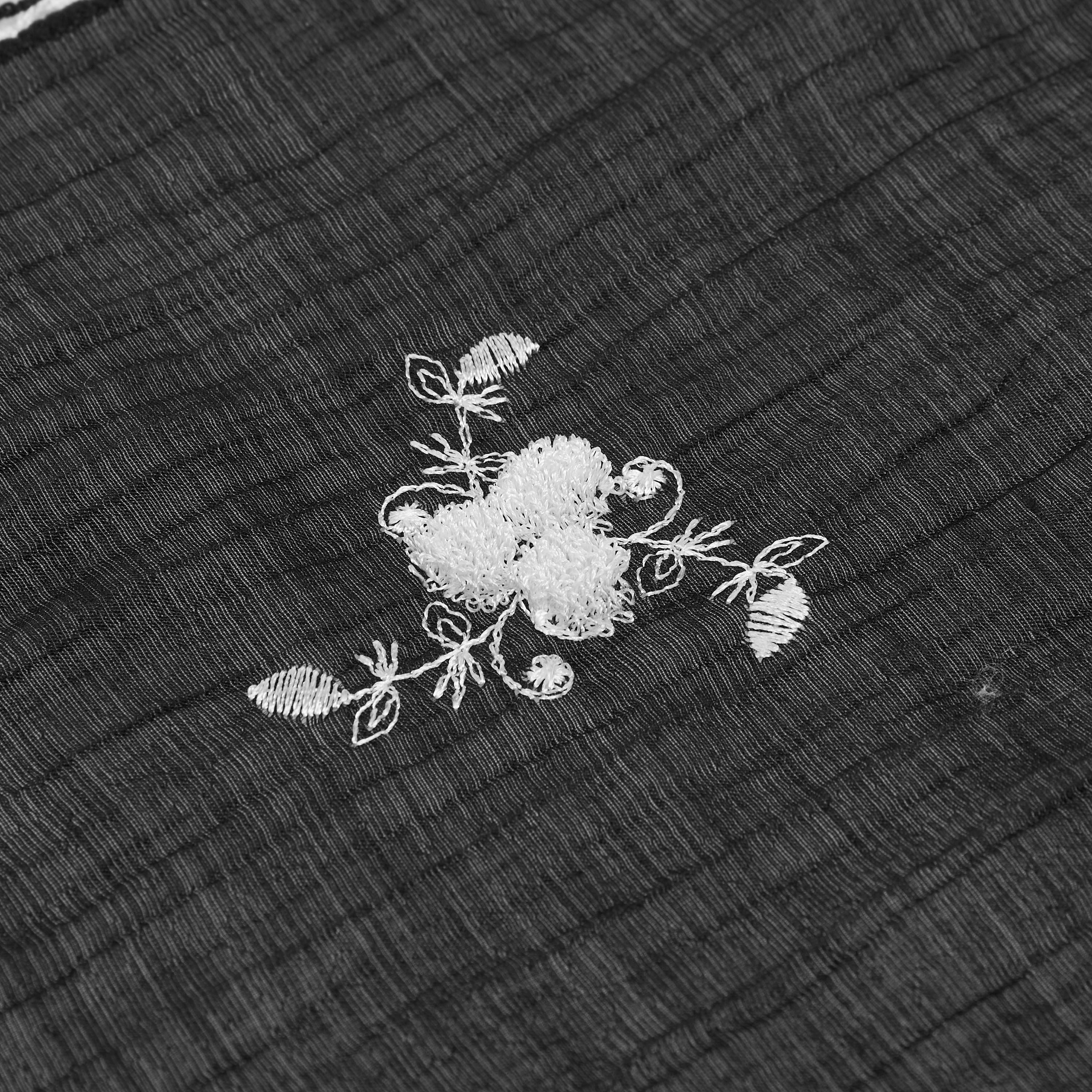 Bandana Floral Embroidered Black-women-winterwear-scarves-image-6