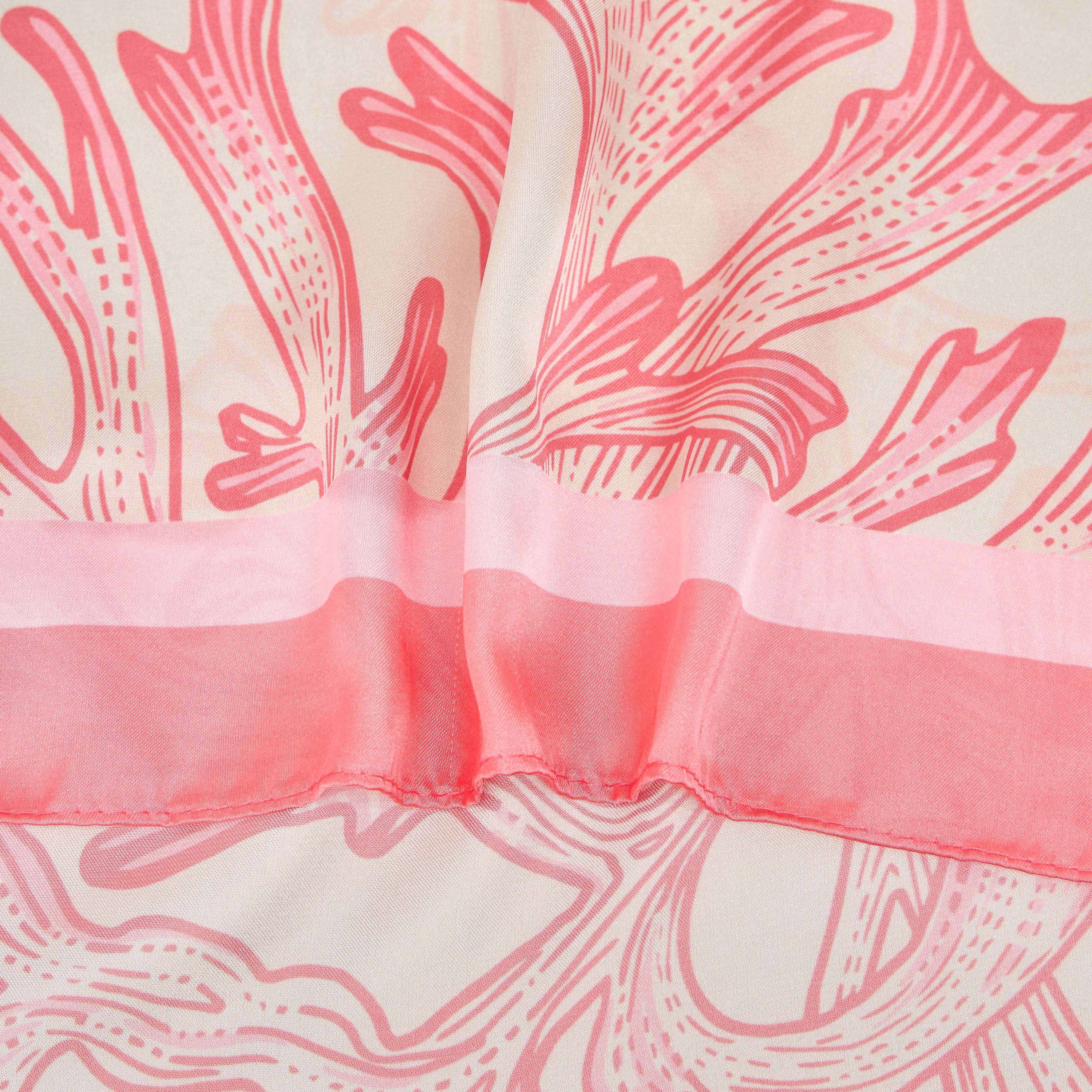 Scarf Square Satin Coral Print-women-clothingaccessories-scarves-image-5