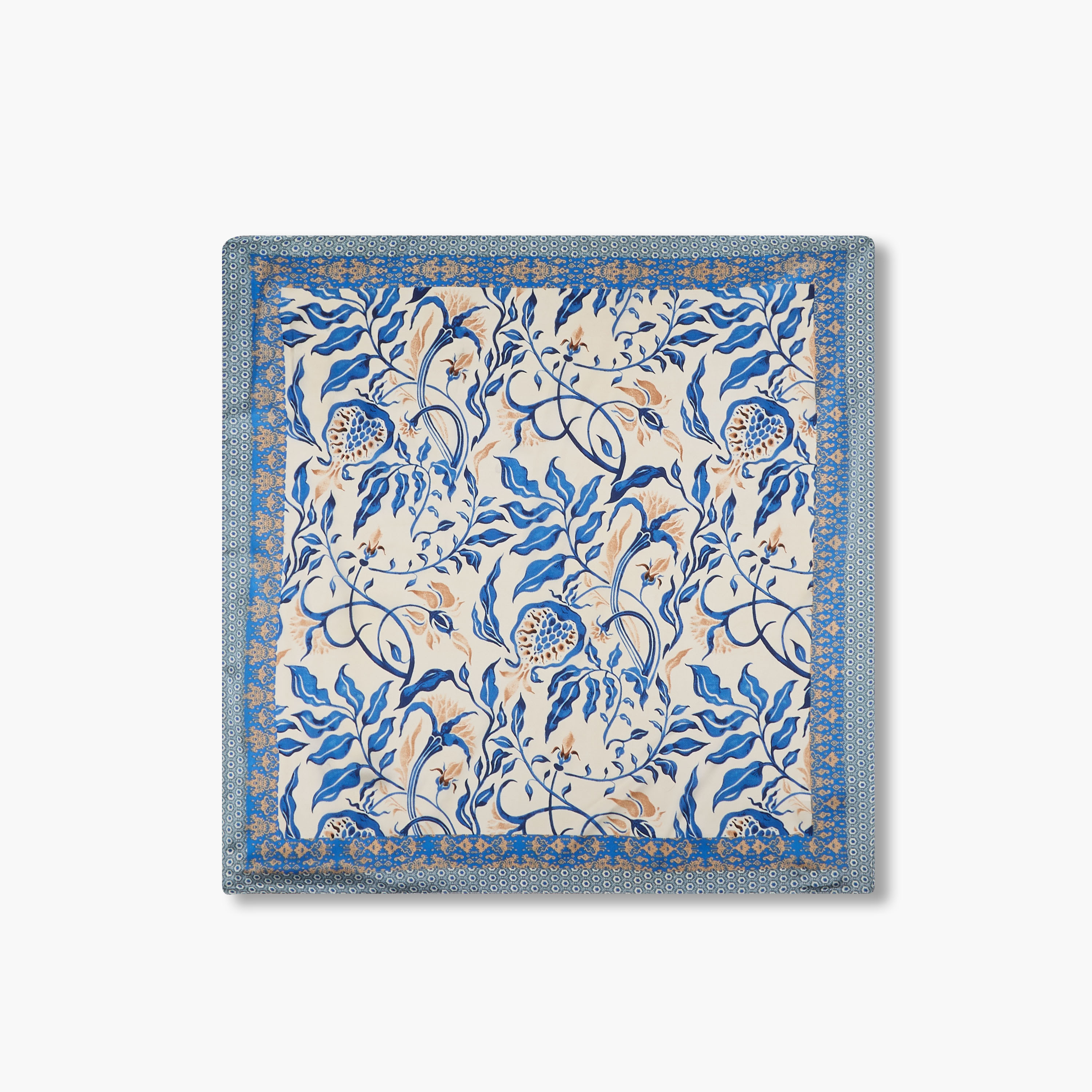 Satin Square Scarf with Floral Print-women-winterwear-scarves-image-1