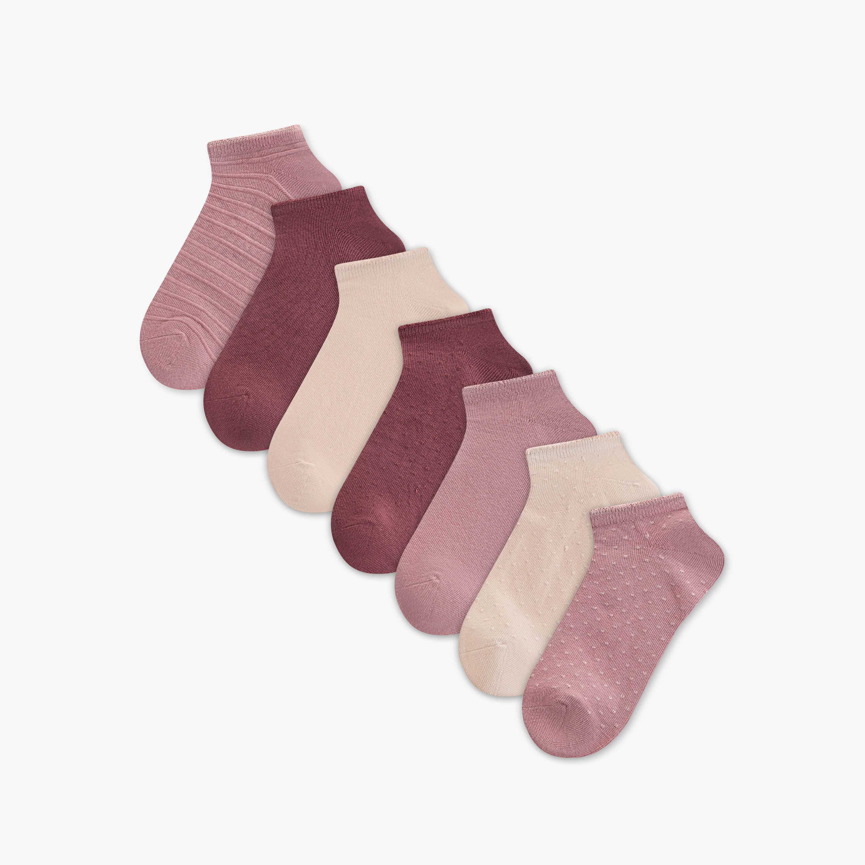 Pack of 7 Ankle Length Socks-women-socksandstockings-image-1