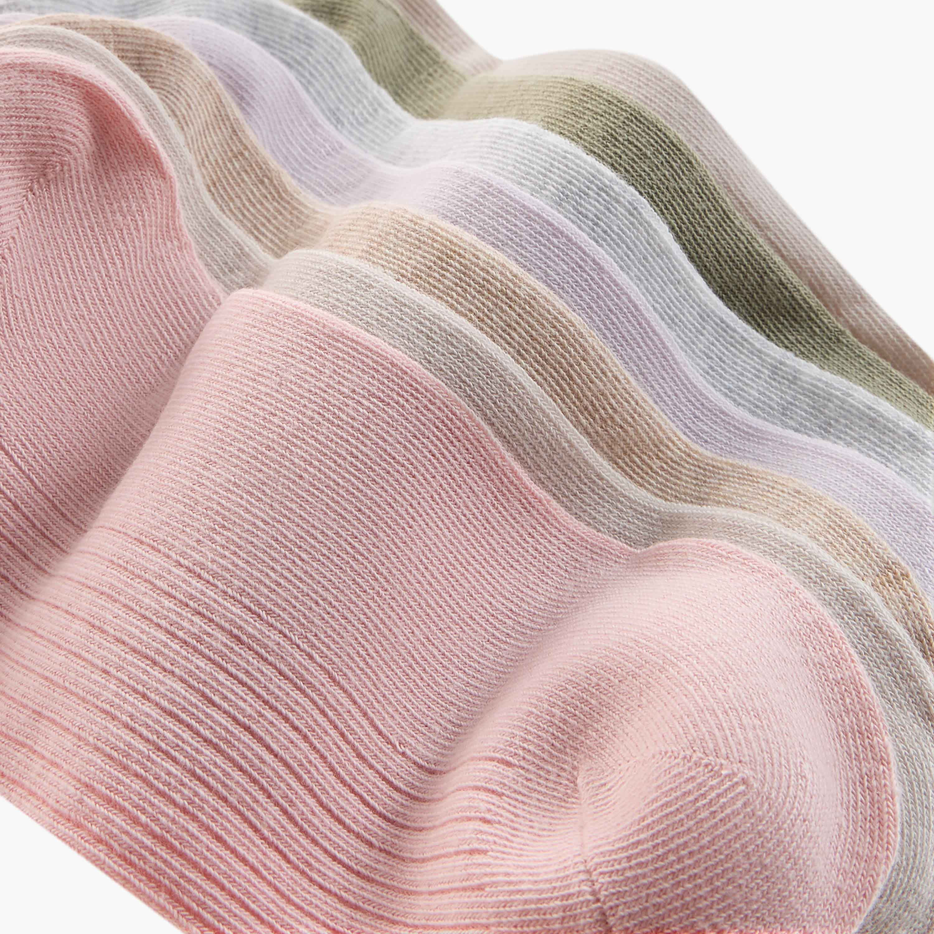 Pack of 7 Ankle Length Cotton Socks-women-socksandstockings-image-4