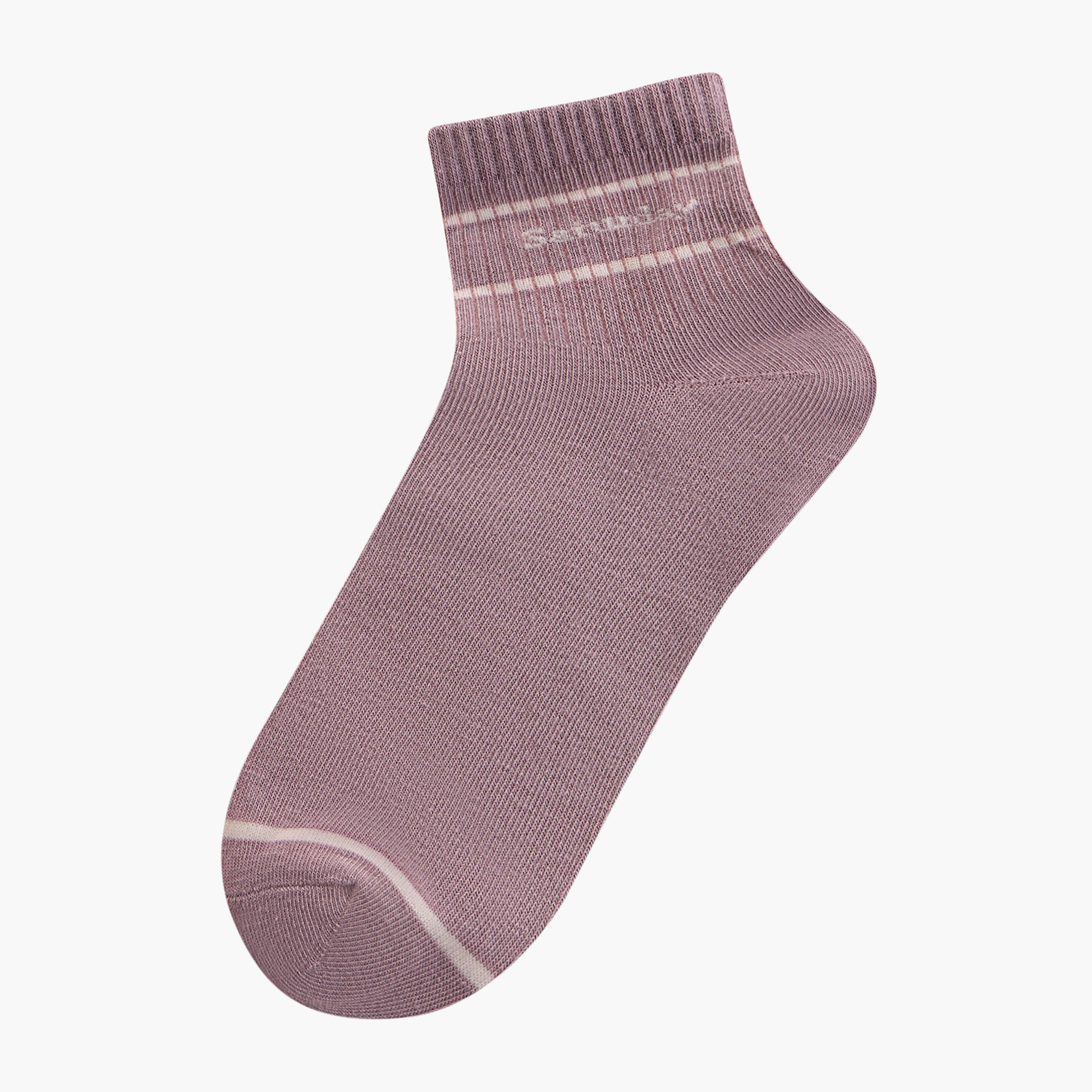 طقم جوارب قطن 7 أزواج بطول ربلة الساق-women-socksandstockings-image-2