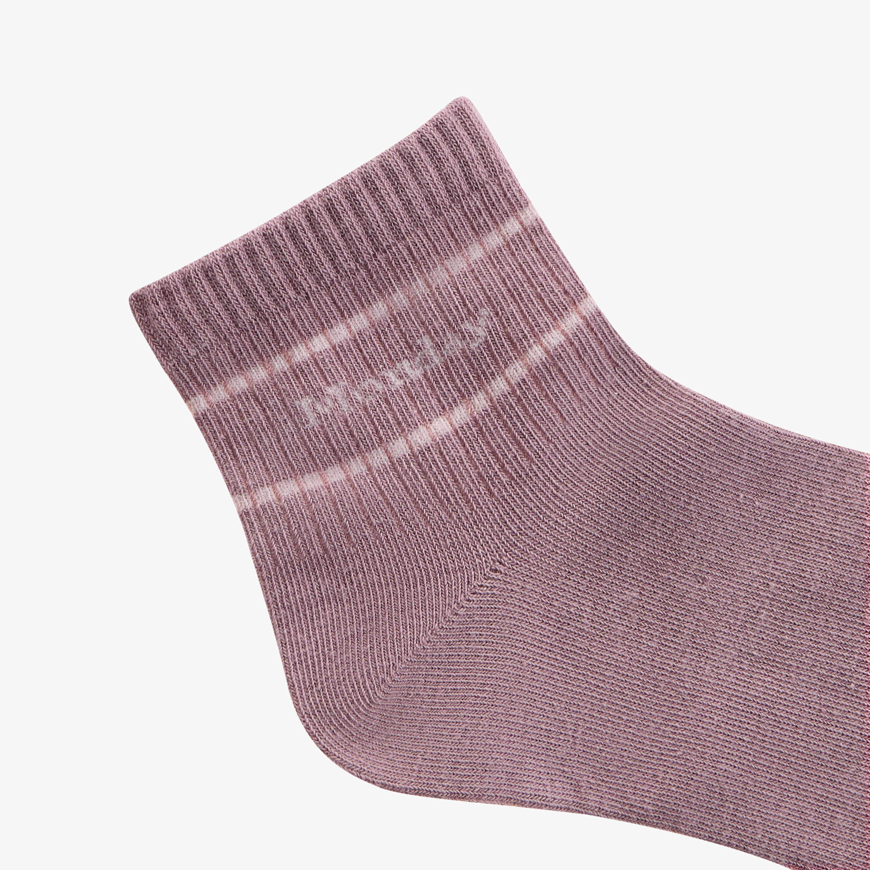طقم جوارب قطن 7 أزواج بطول ربلة الساق-women-socksandstockings-image-3