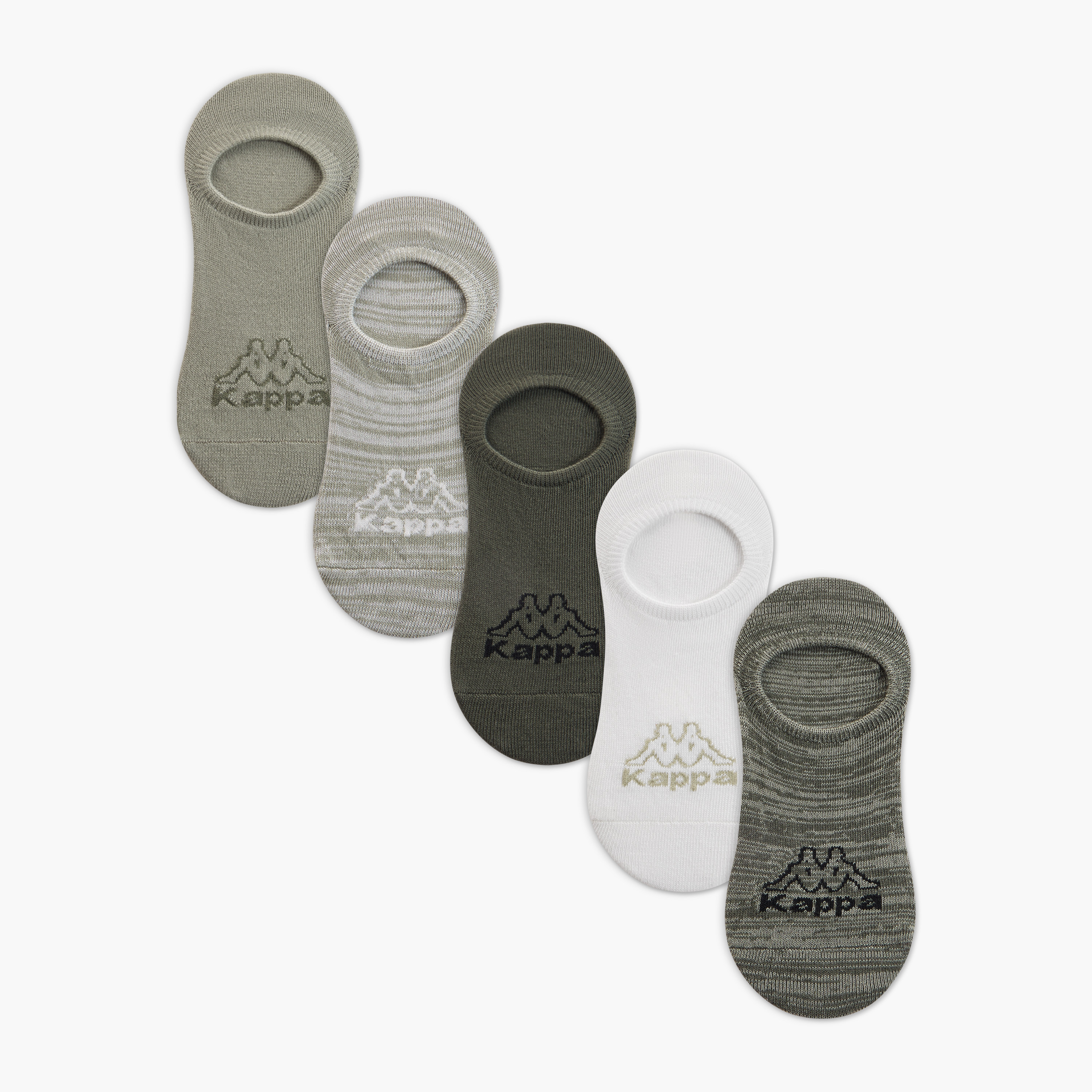 Kappa Pack of 5 Invisible Socks-women-socksandstockings-image-1