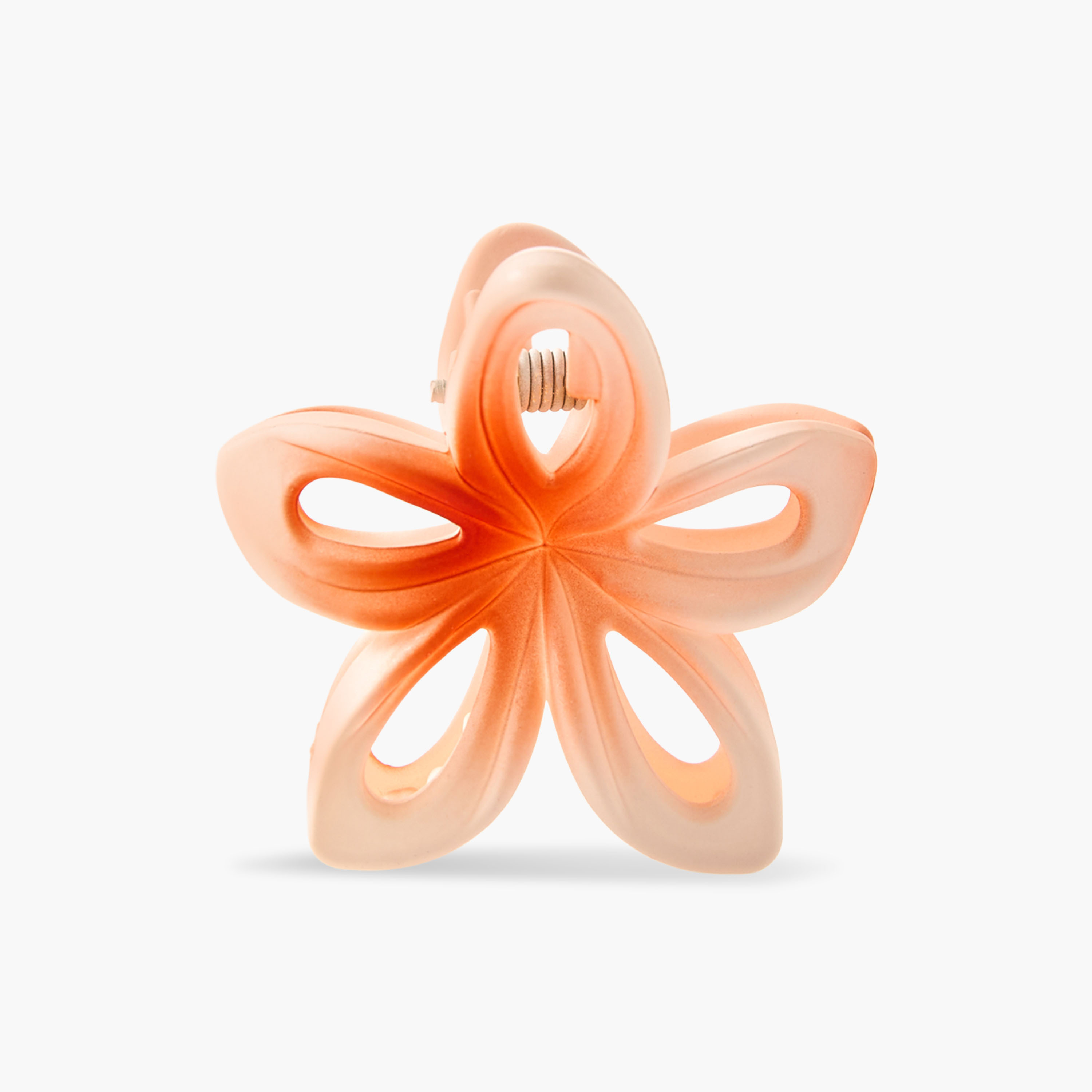 طقم مشابك شعر وردية بتصميم مفرغ 6 قطع-women-hairaccessories-clamps-image-4