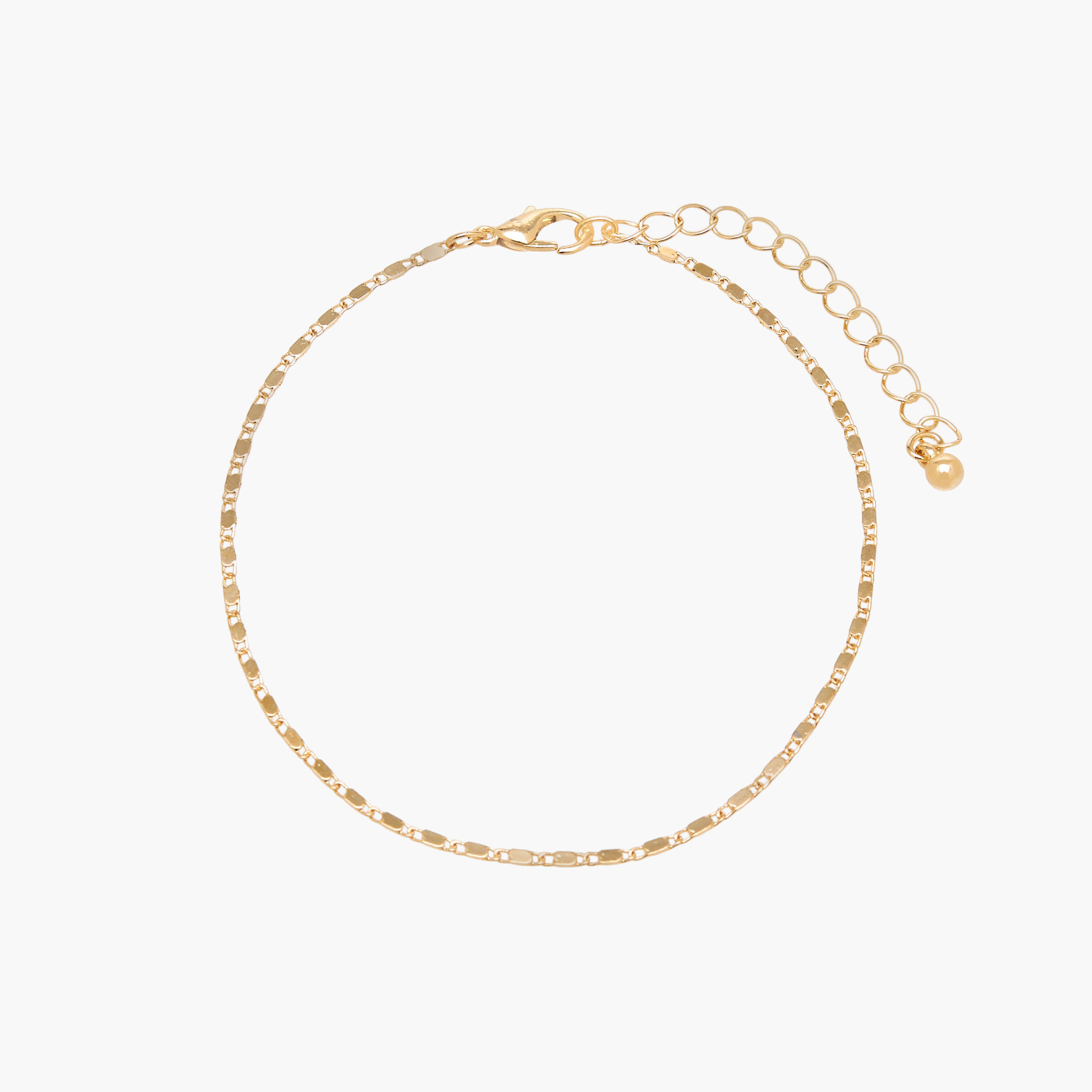 طقم من 3 - خلخال مزين بلون ذهبي-women-watchesandjewellery-jewellery-anklets-image-8