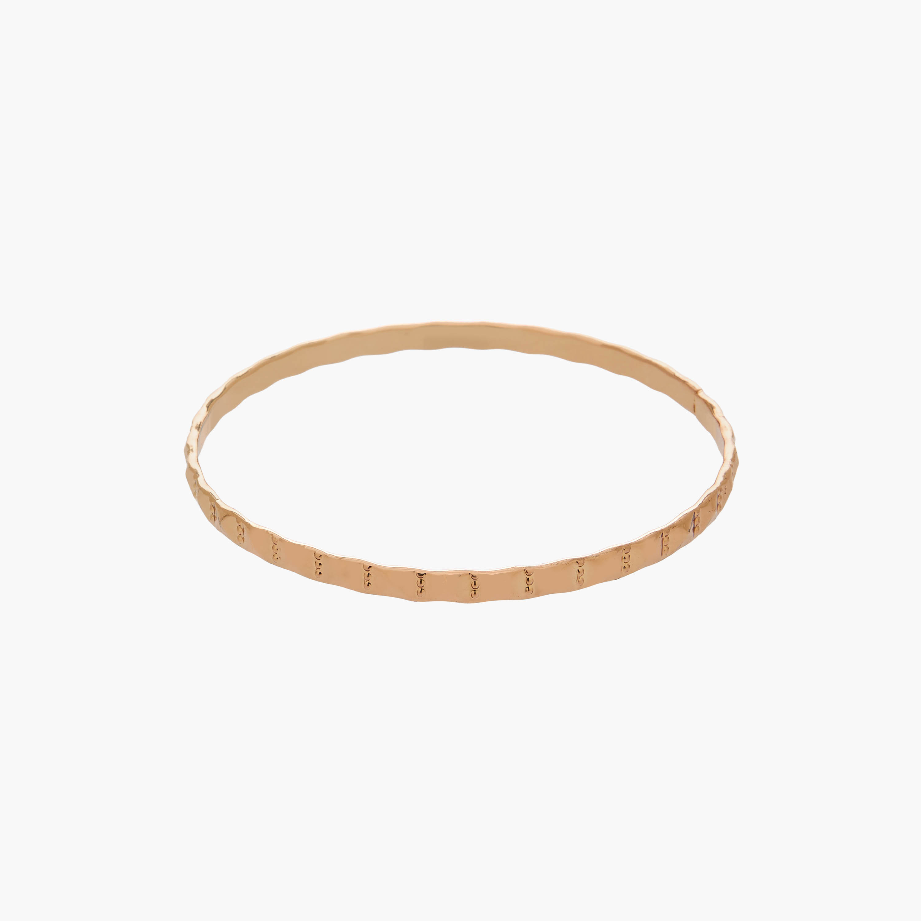 أساور ذهبية بارزة الملمس - طقم من 3 قطع-women-watchesandjewellery-jewellery-banglesandbracelets-image-7
