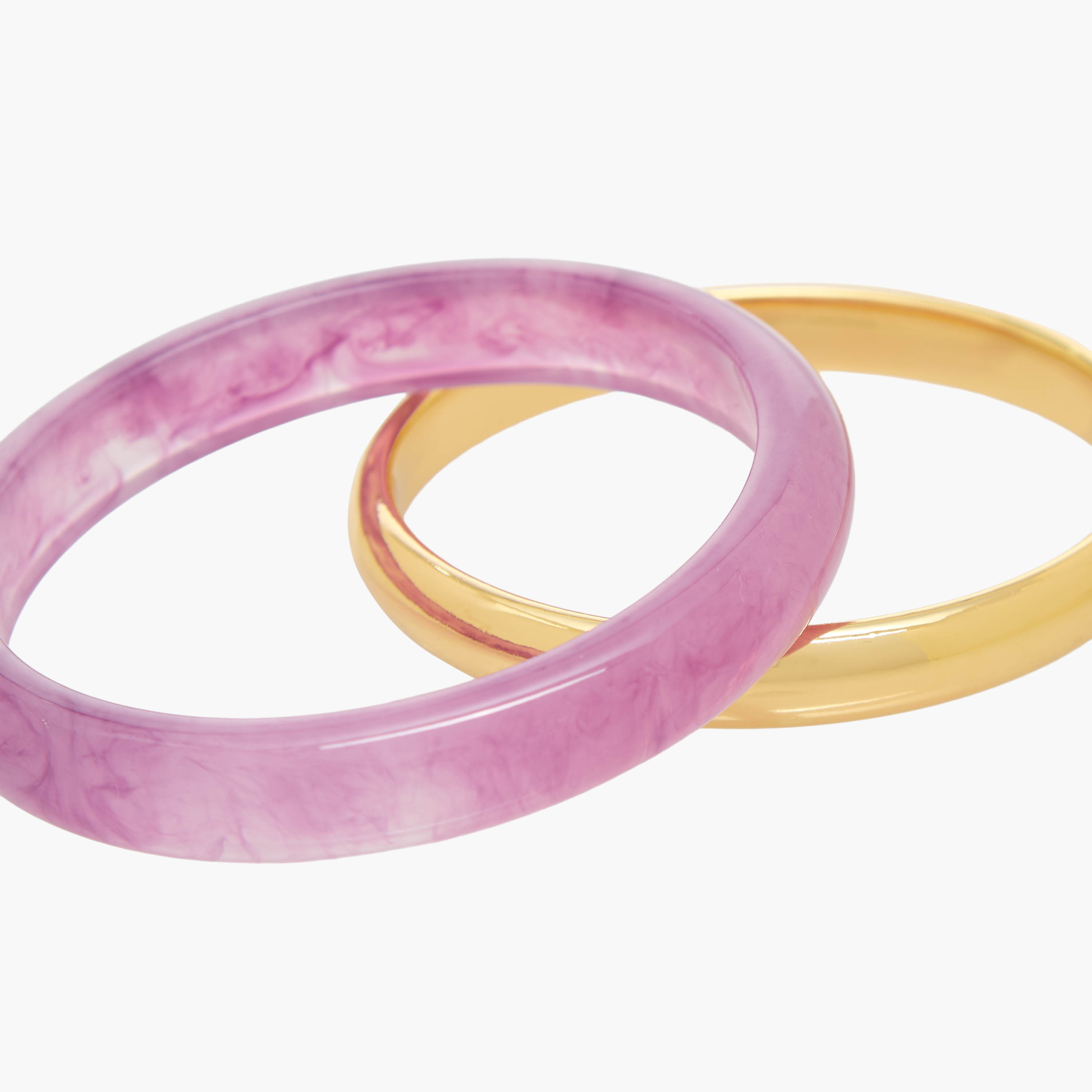 طقم أساور بتصاميم متنوعة  من قطعتين-women-watchesandjewellery-jewellery-banglesandbracelets-image-5