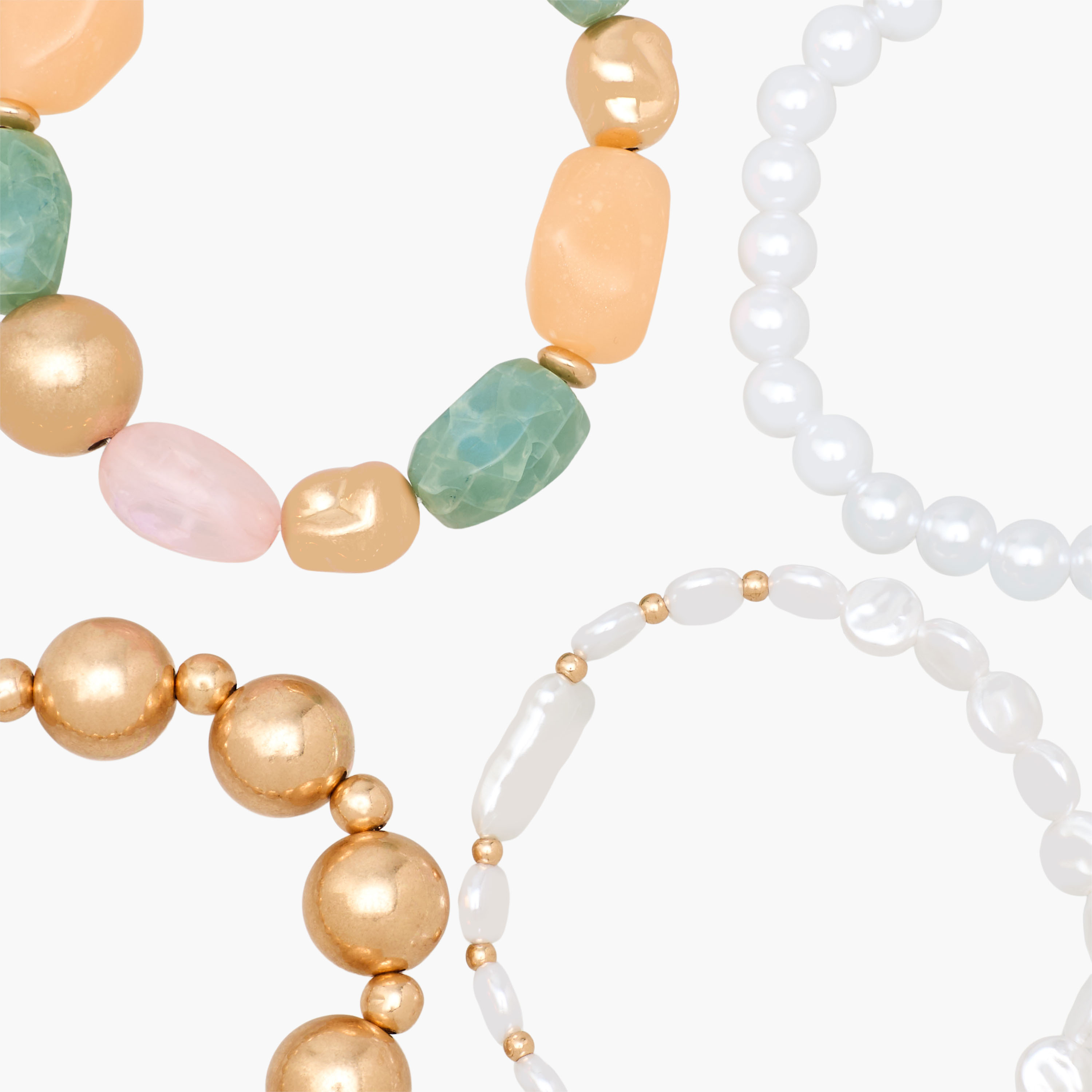 Pack of 4 Beaded Stretch Bracelet-women-watchesandjewellery-jewellery-banglesandbracelets-image-11