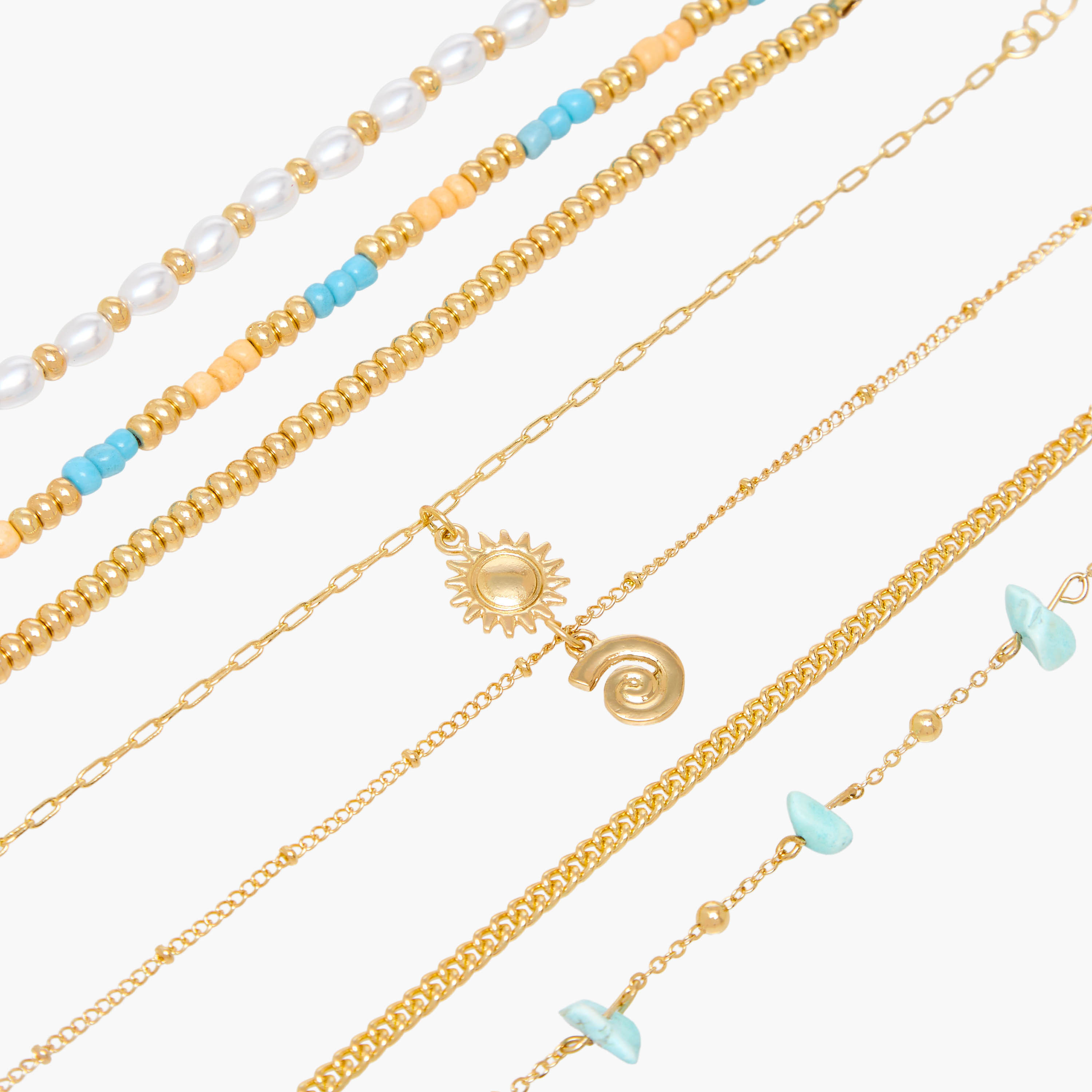 Pack of 7 Gold Tone Beaded Design Bracelet-women-watchesandjewellery-jewellery-banglesandbracelets-image-18
