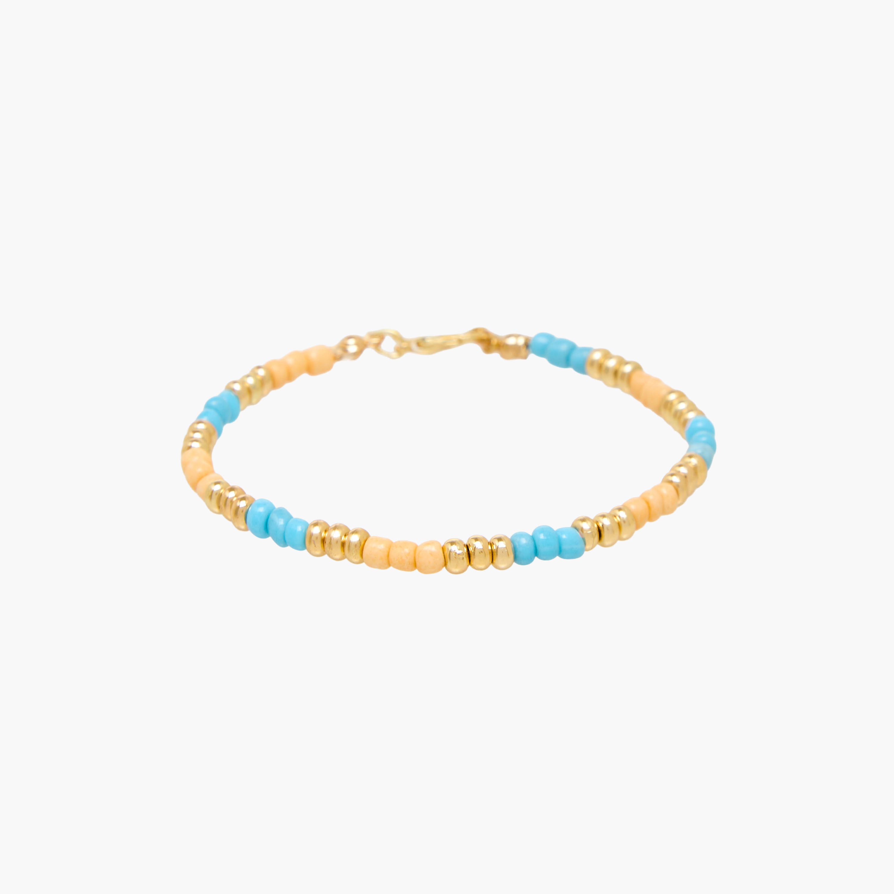 Pack of 7 Gold Tone Beaded Design Bracelet-women-watchesandjewellery-jewellery-banglesandbracelets-image-7