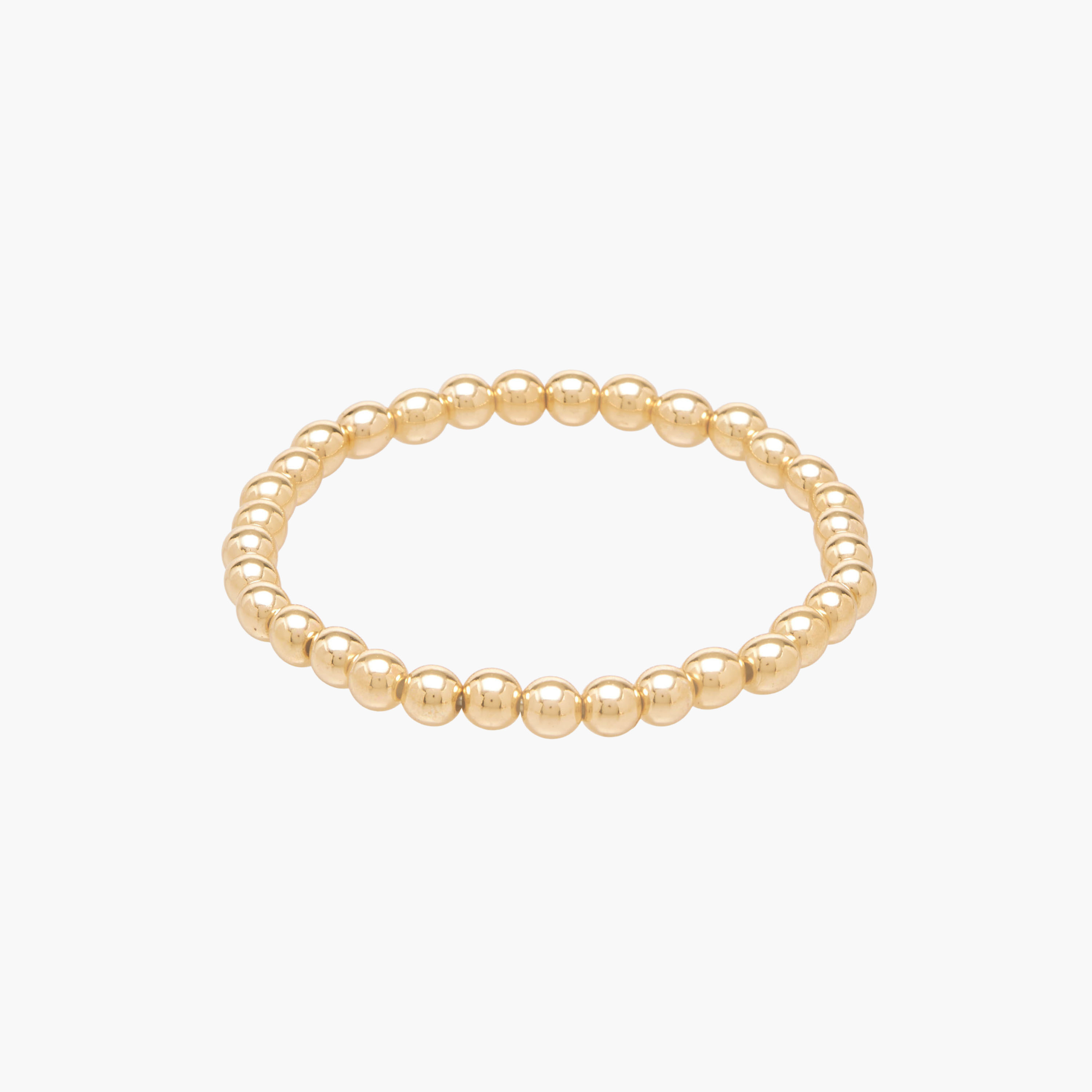 طقم من 3 - سوار خرز مطاطي بلون ذهبي-women-watchesandjewellery-jewellery-banglesandbracelets-image-4