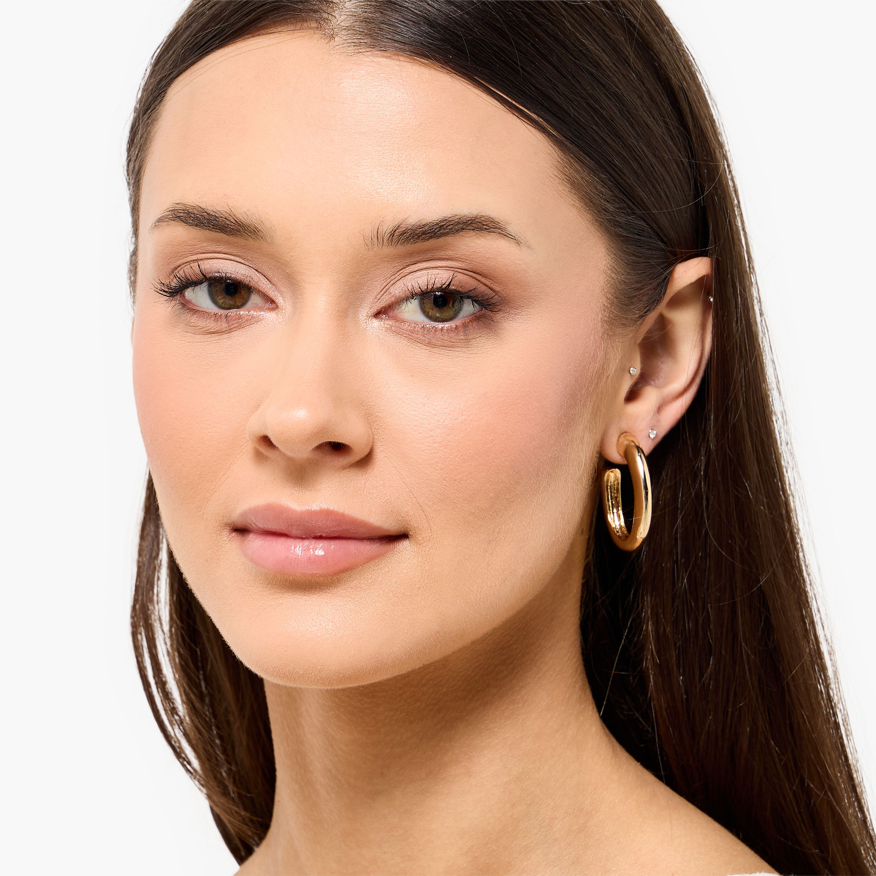حلقان ذهبية متنوعة بمكبس إغلاق - طقم من زوجين-women-watchesandjewellery-jewellery-earrings-image-2
