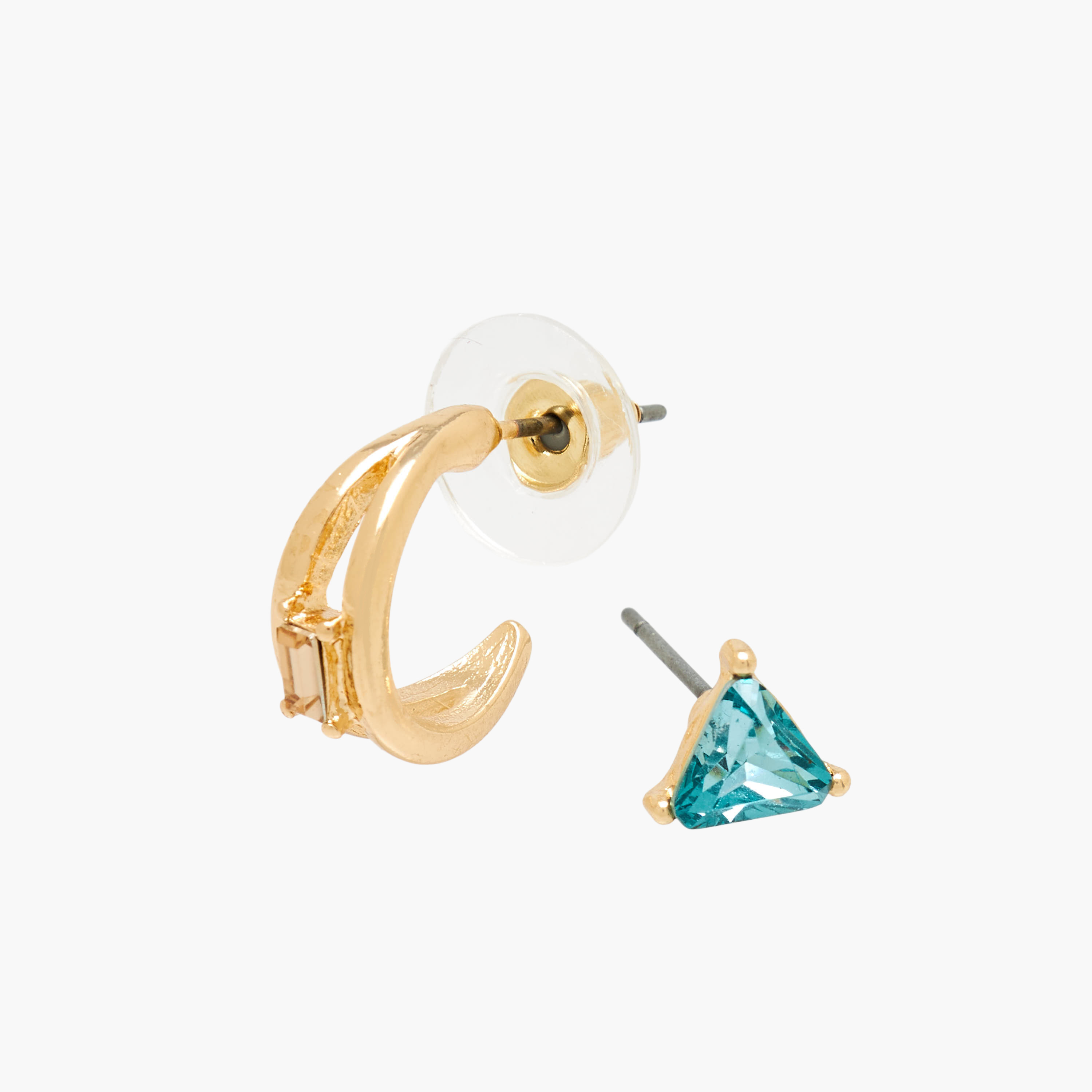 Pack of 12 Gold Tone Assorted Earrings with Pushback Closure-women-watchesandjewellery-jewellery-earrings-image-5