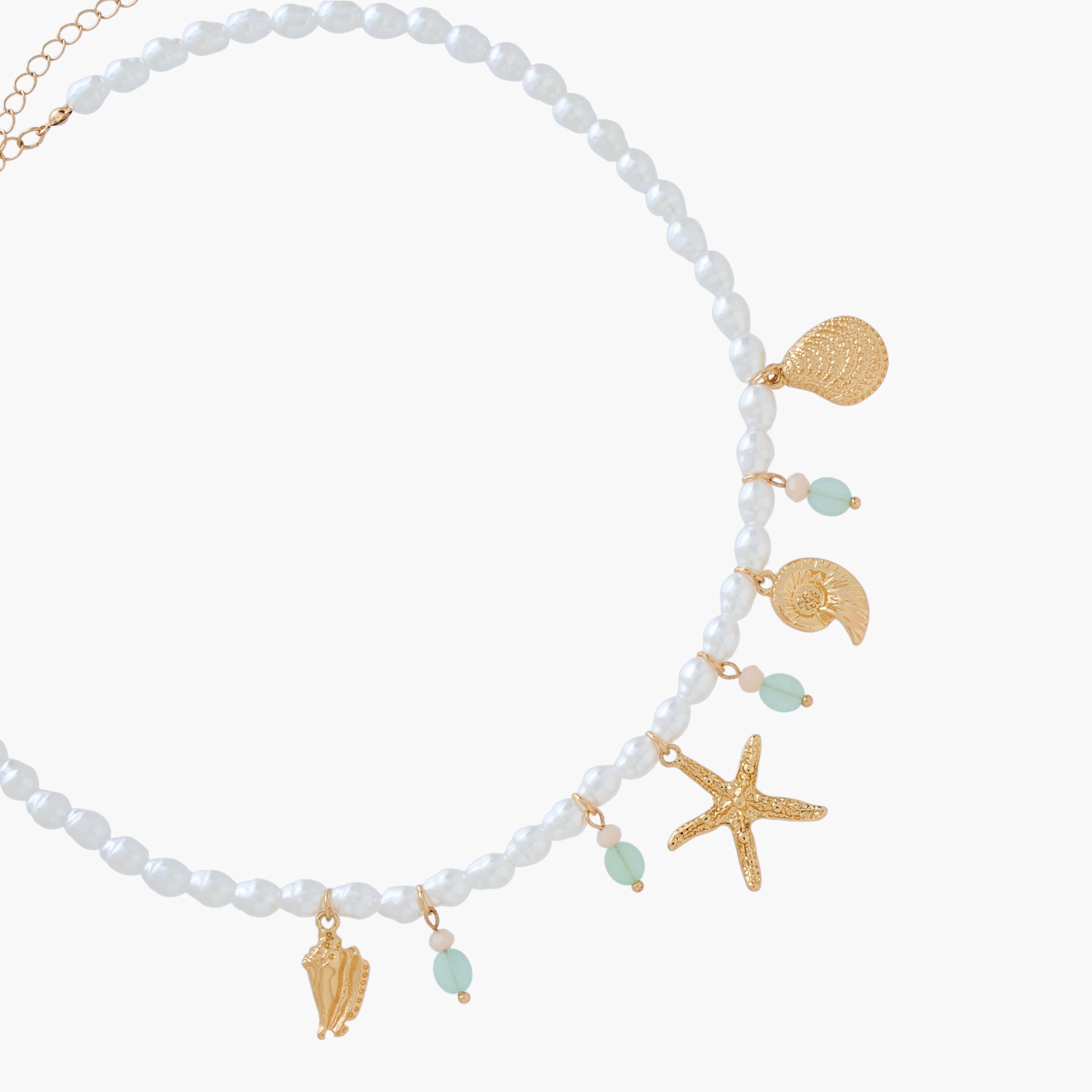 عقد لؤلؤي ذهبي بتفاصيل دلايات-women-watchesandjewellery-jewellery-necklacesandpendants-image-3