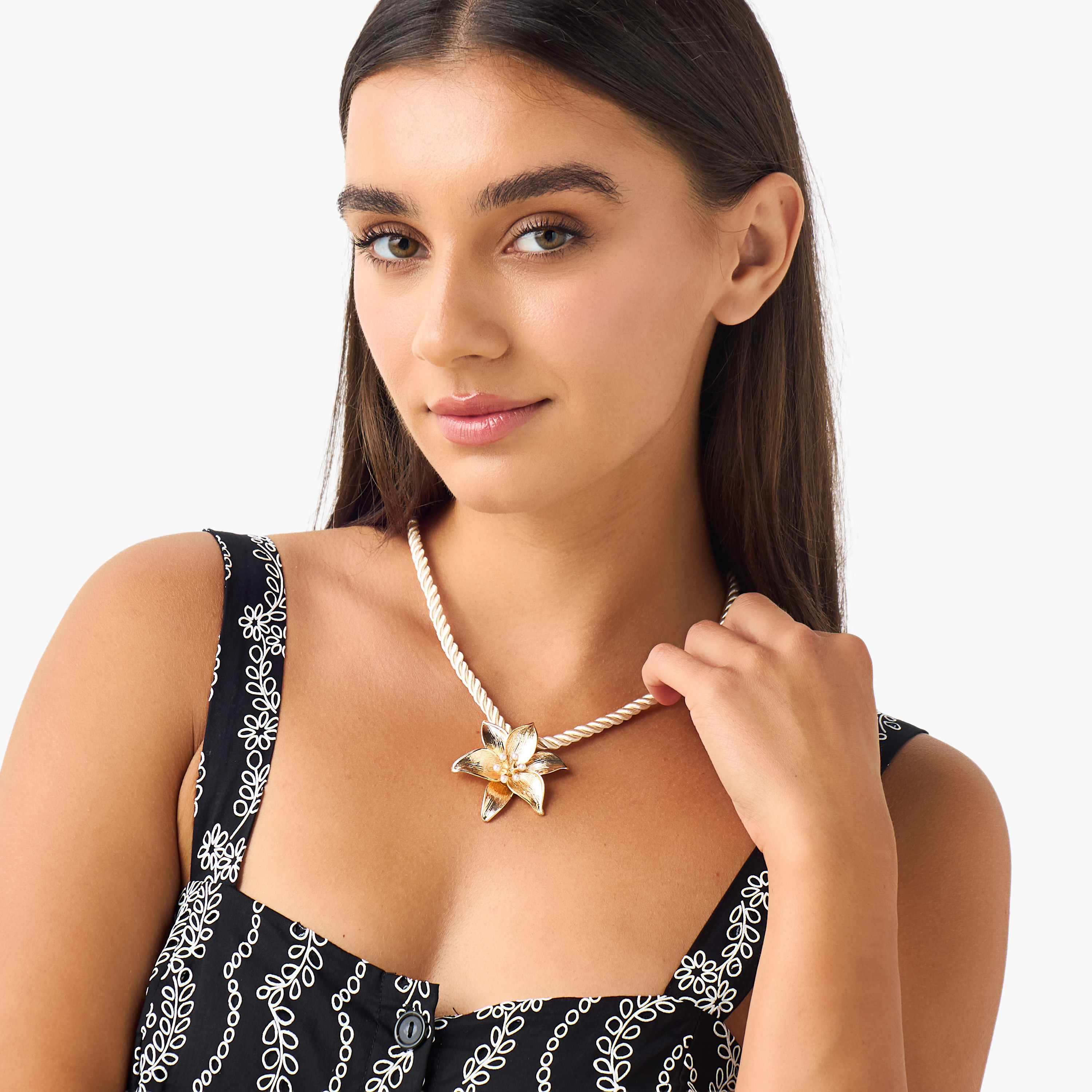 Gold Tone Pendant Necklace-women-watchesandjewellery-jewellery-necklacesandpendants-image-2