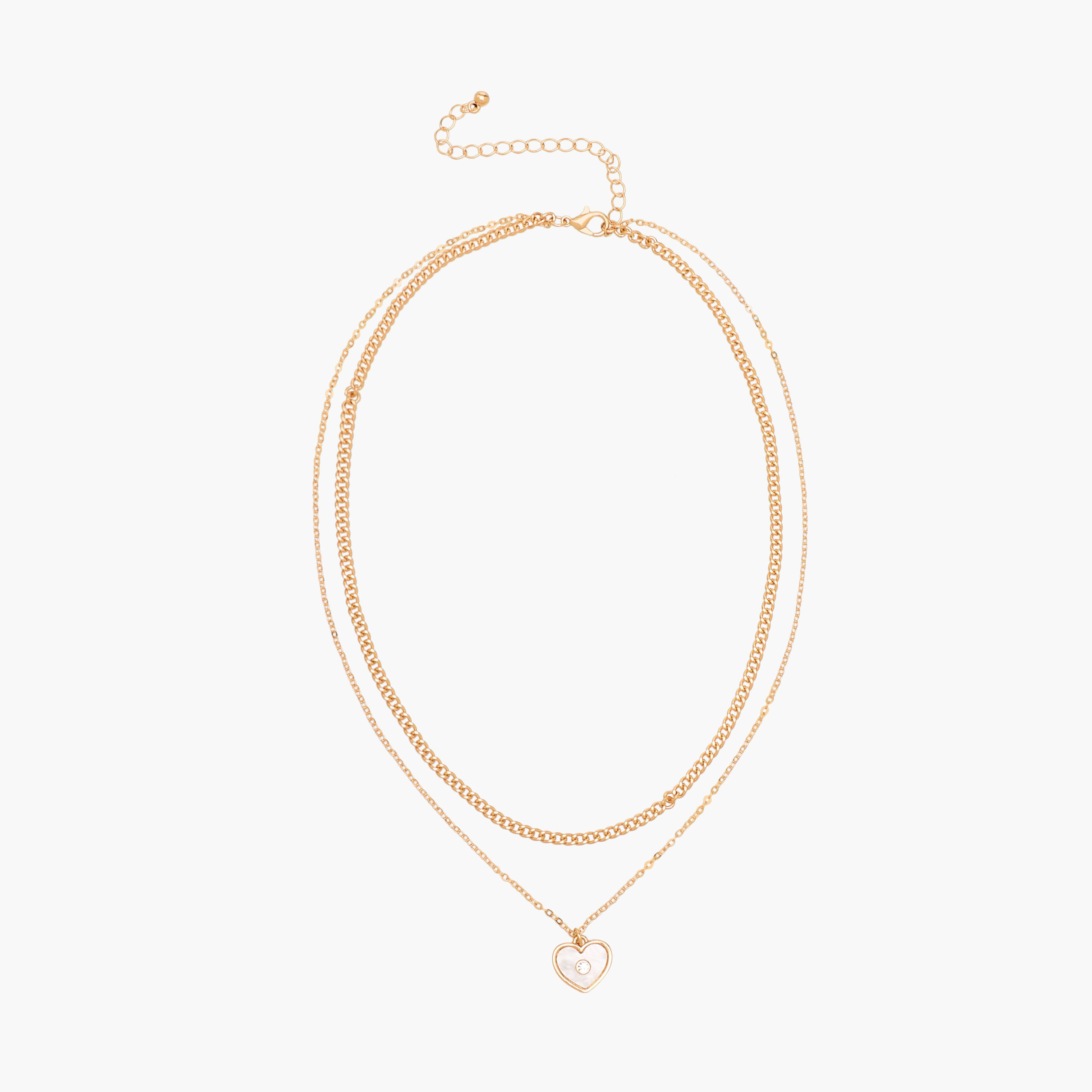 Gold Tone Layered Pendant Necklace-women-watchesandjewellery-jewellery-necklacesandpendants-image-1