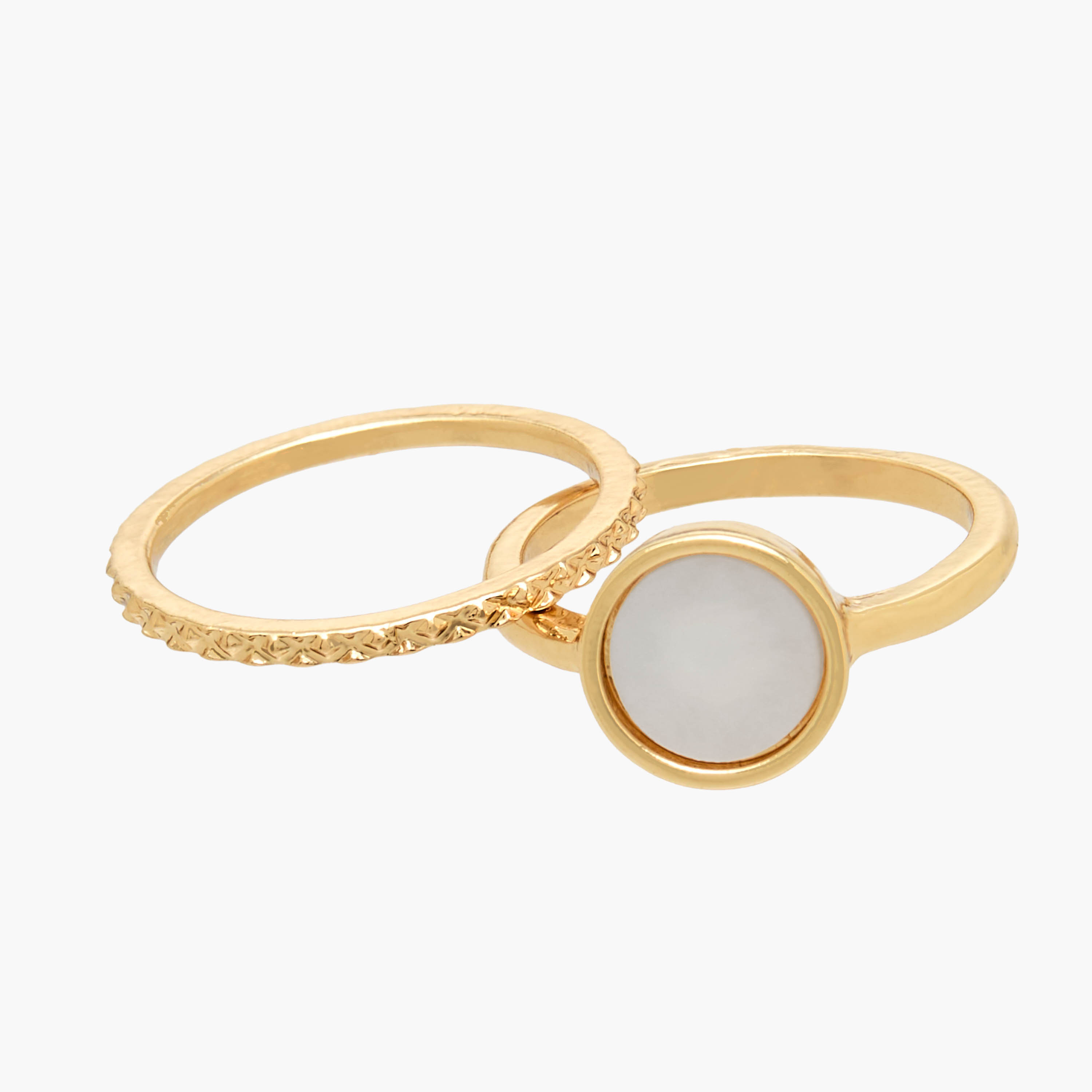 Set of 6 - Assorted Gold Tone Ring-women-watchesandjewellery-jewellery-rings-image-4