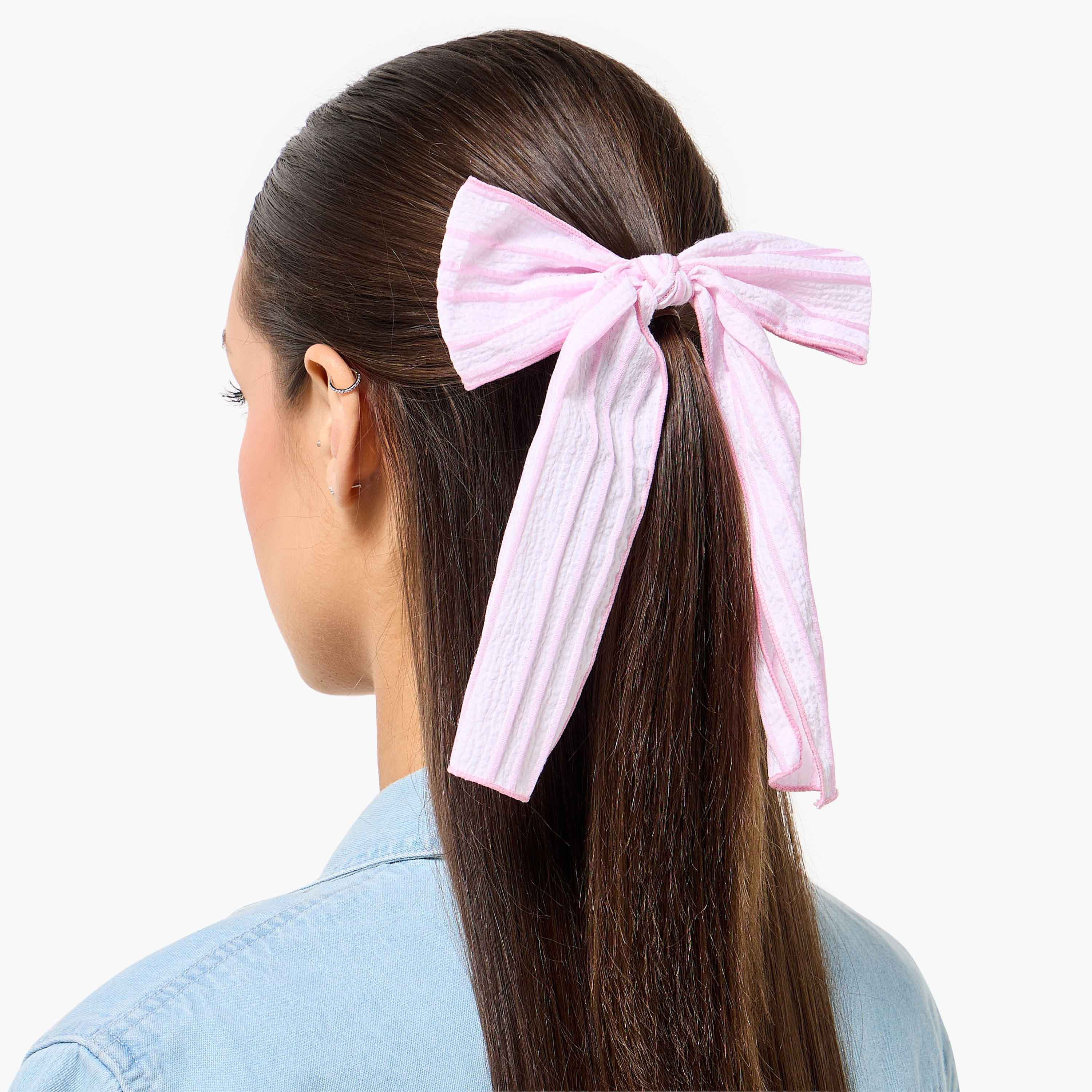 Bow Accent Barrette Hair Clip-women-hairaccessories-clips-image-2