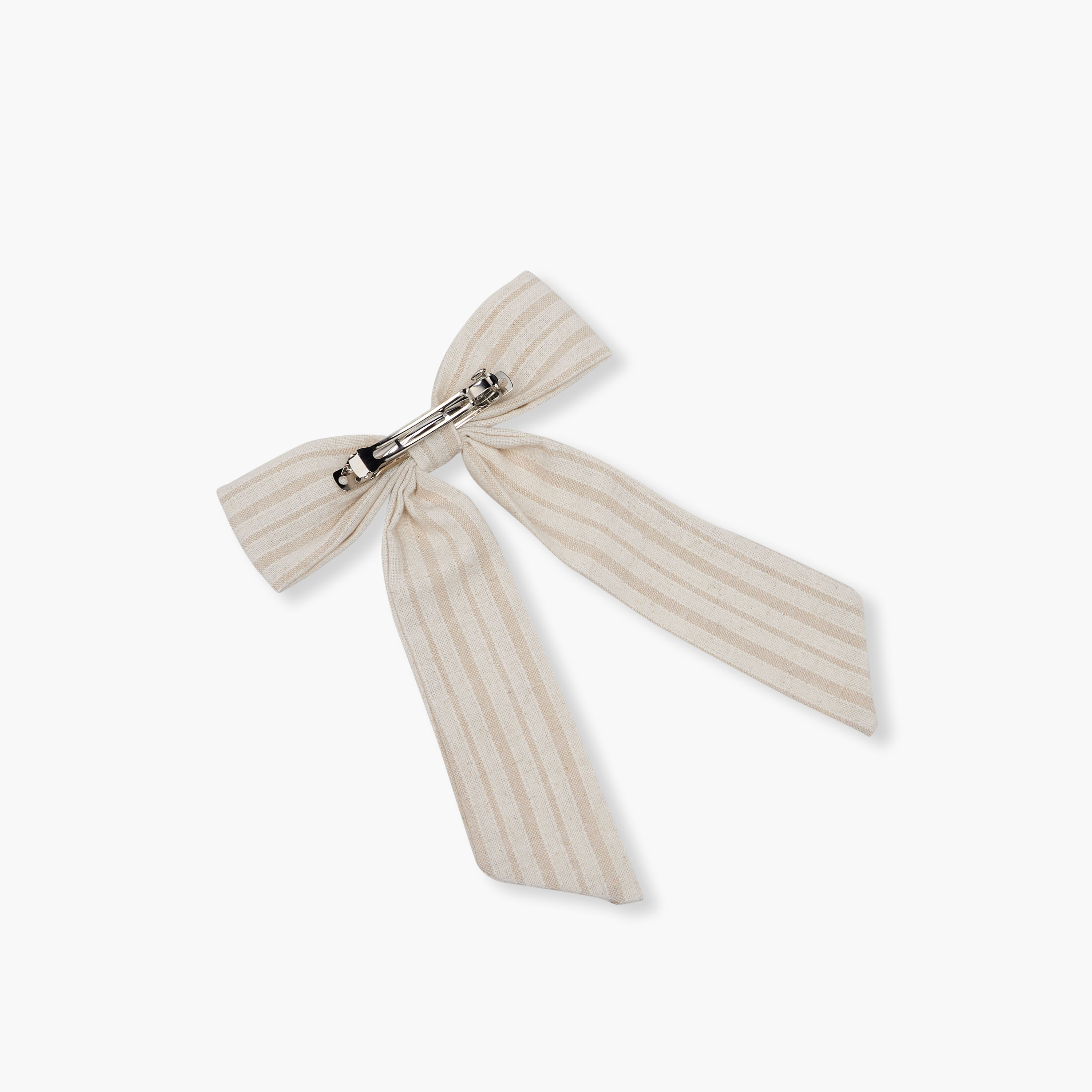 Barrette Hair Clip with Bow Accent-women-hairaccessories-clips-image-4