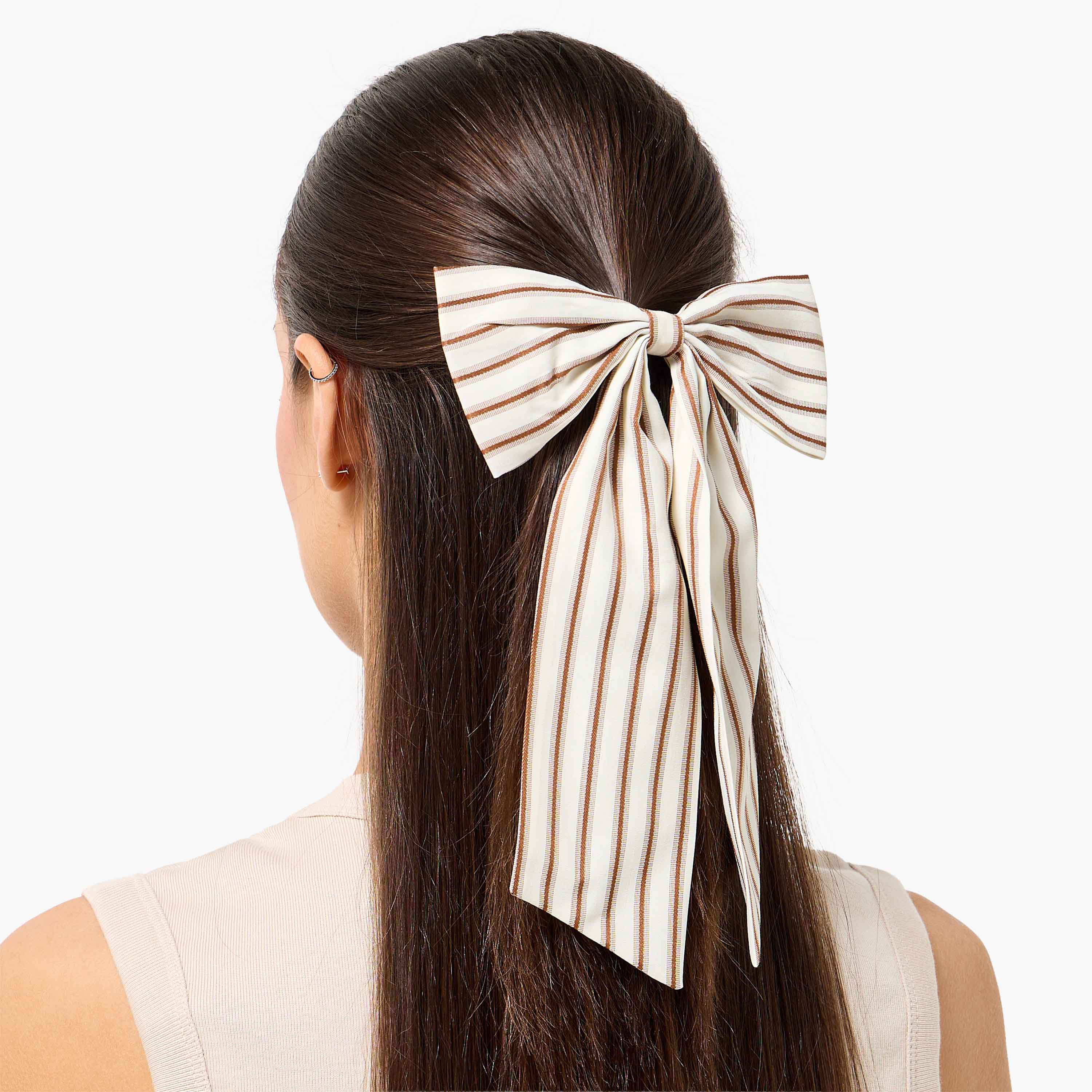Barrette Hair Clip with Bow Accent-women-hairaccessories-clips-image-2
