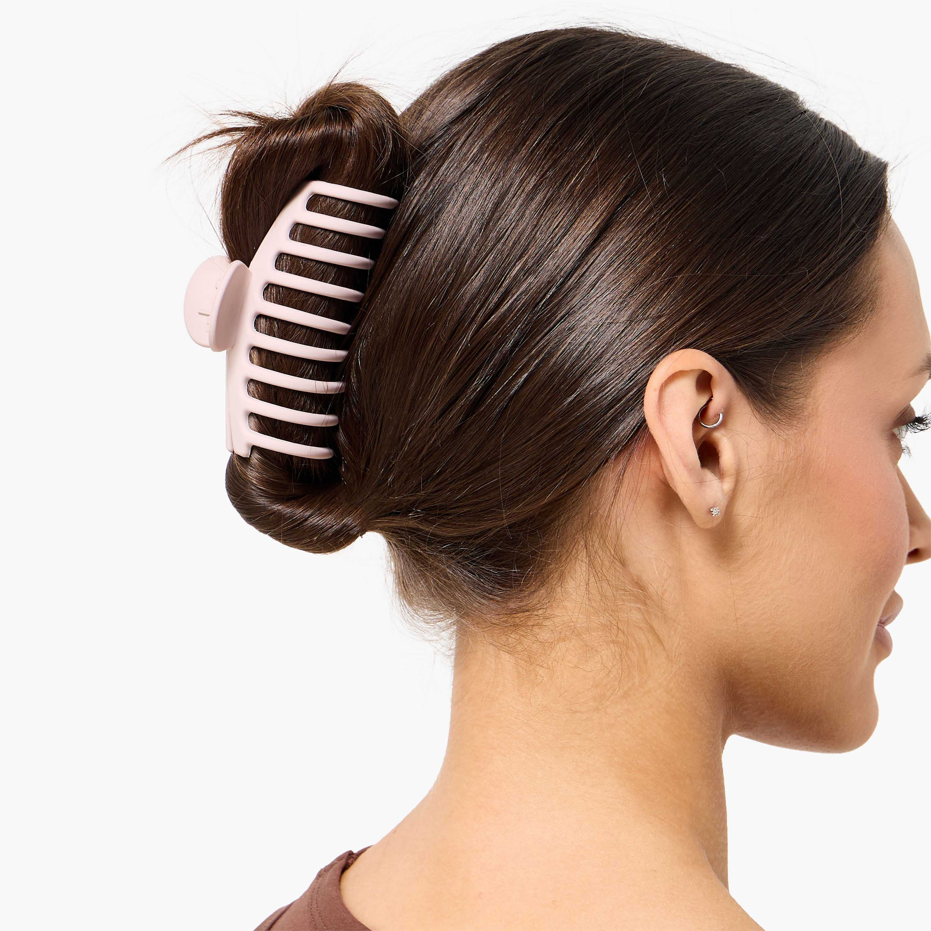 Pack of 2 Claw Shaped Hair Clamp with Matte Finish-women-hairaccessories-clamps-image-3