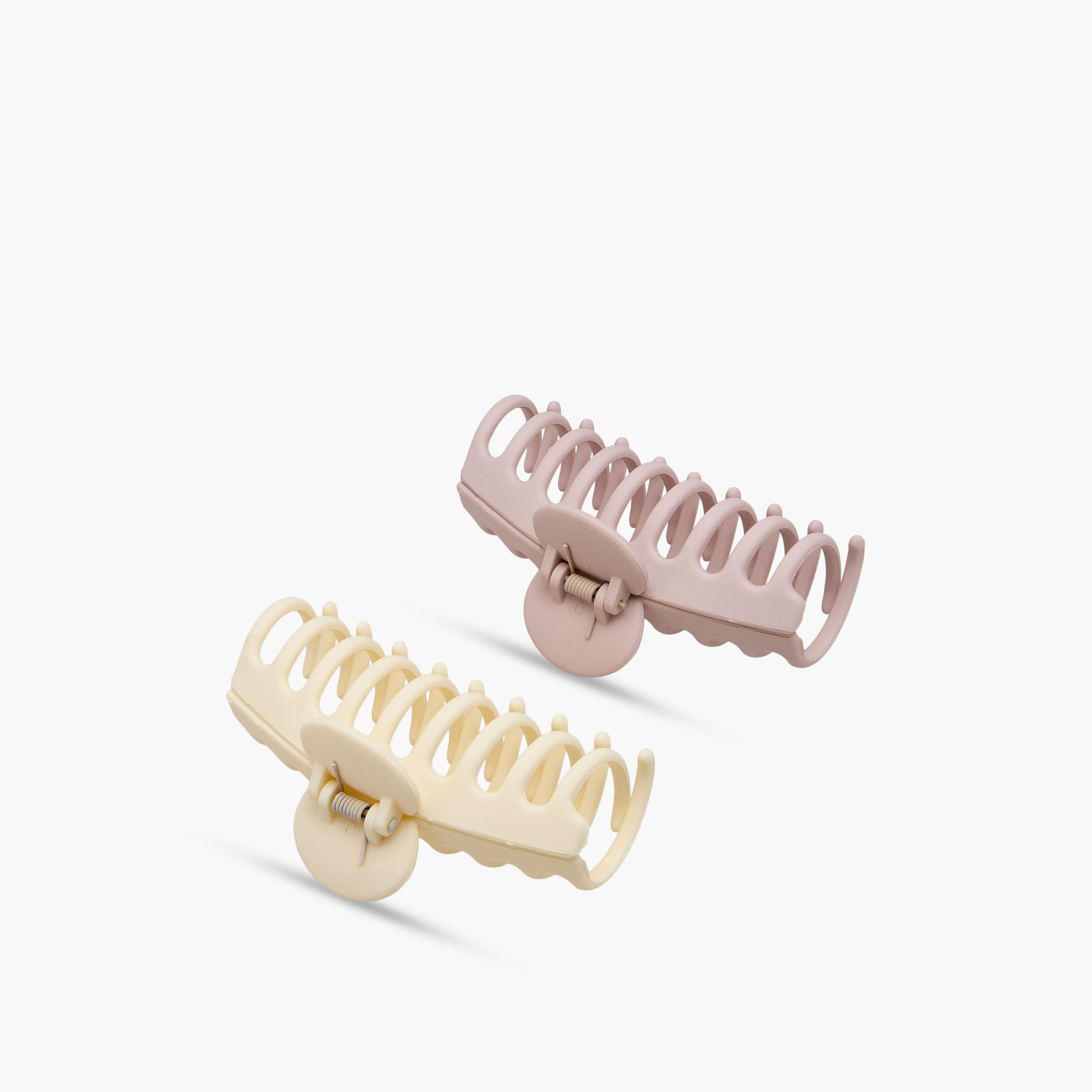 Pack of 2 Claw Shaped Hair Clamp with Matte Finish-women-hairaccessories-clamps-image-5