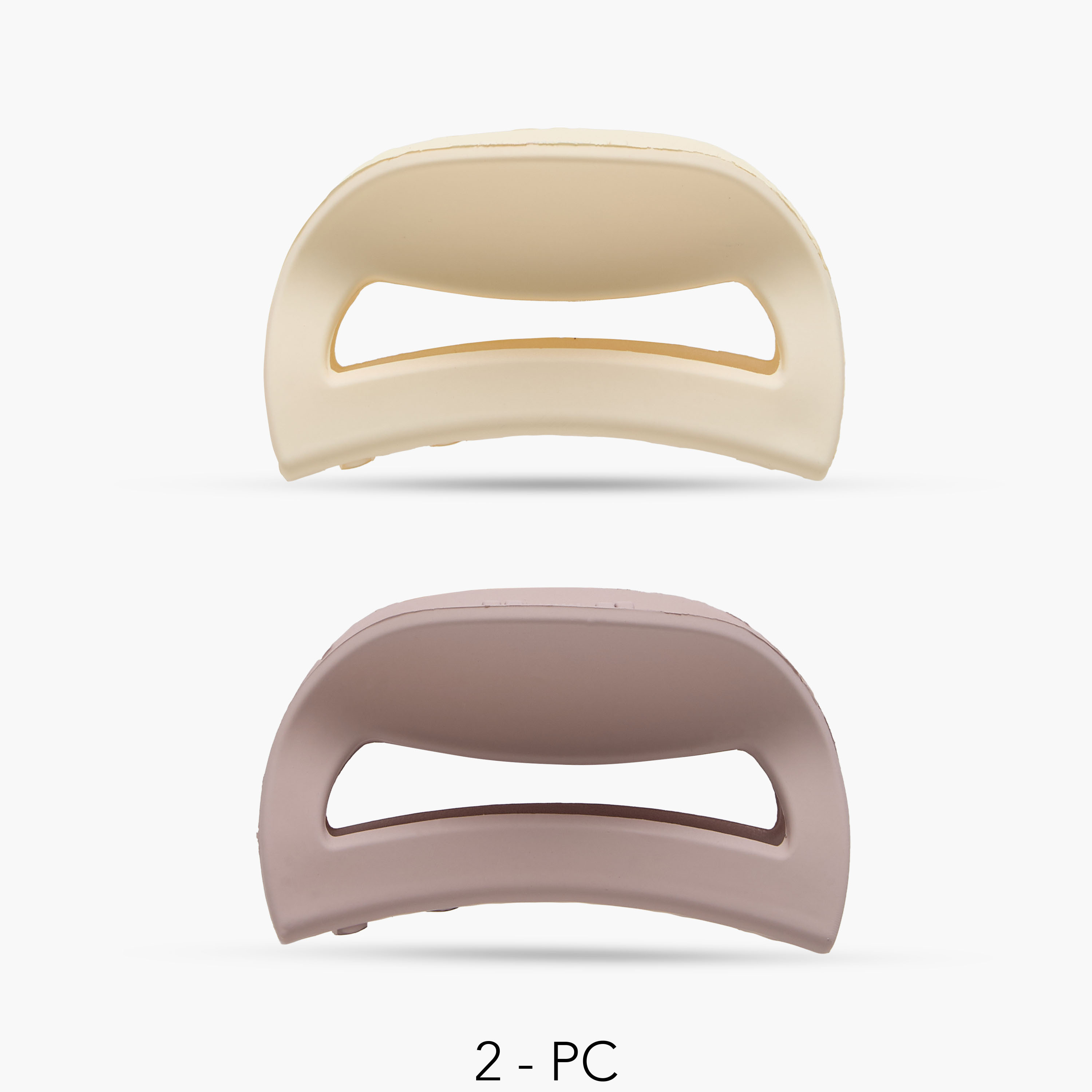 Pack of 2 D-Shape Hair Clamp with Matte Finish-women-hairaccessories-clamps-image-1