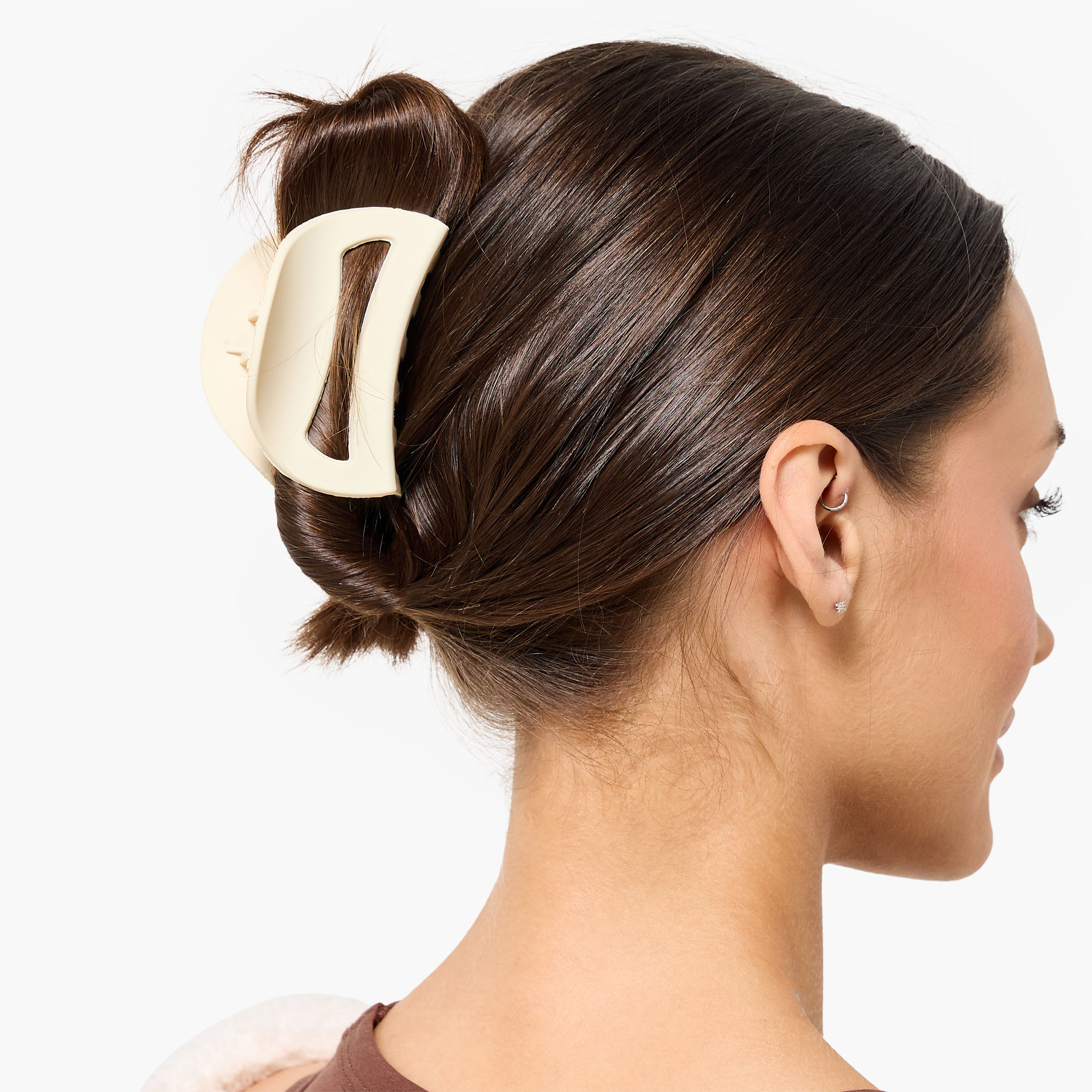 Pack of 2 D-Shape Hair Clamp with Matte Finish-women-hairaccessories-clamps-image-3
